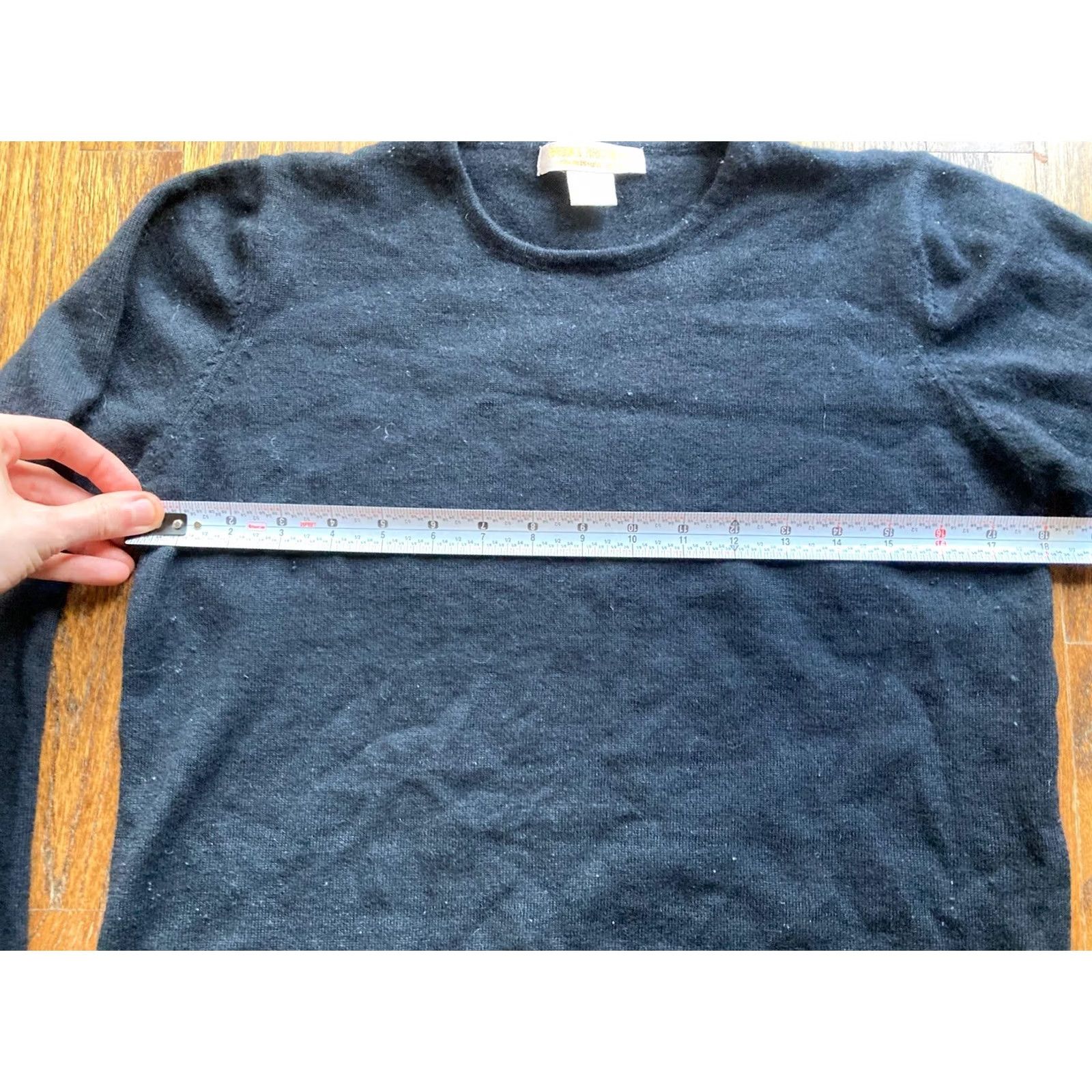 Brooks Brothers VINTAGE Brooks Brothers Sweater Women Medium Regular Black Wool Merino Preppy Pullover Long Sleeve Casual 100% M Size M / US 6-8 / IT 42-44 - 5 Thumbnail