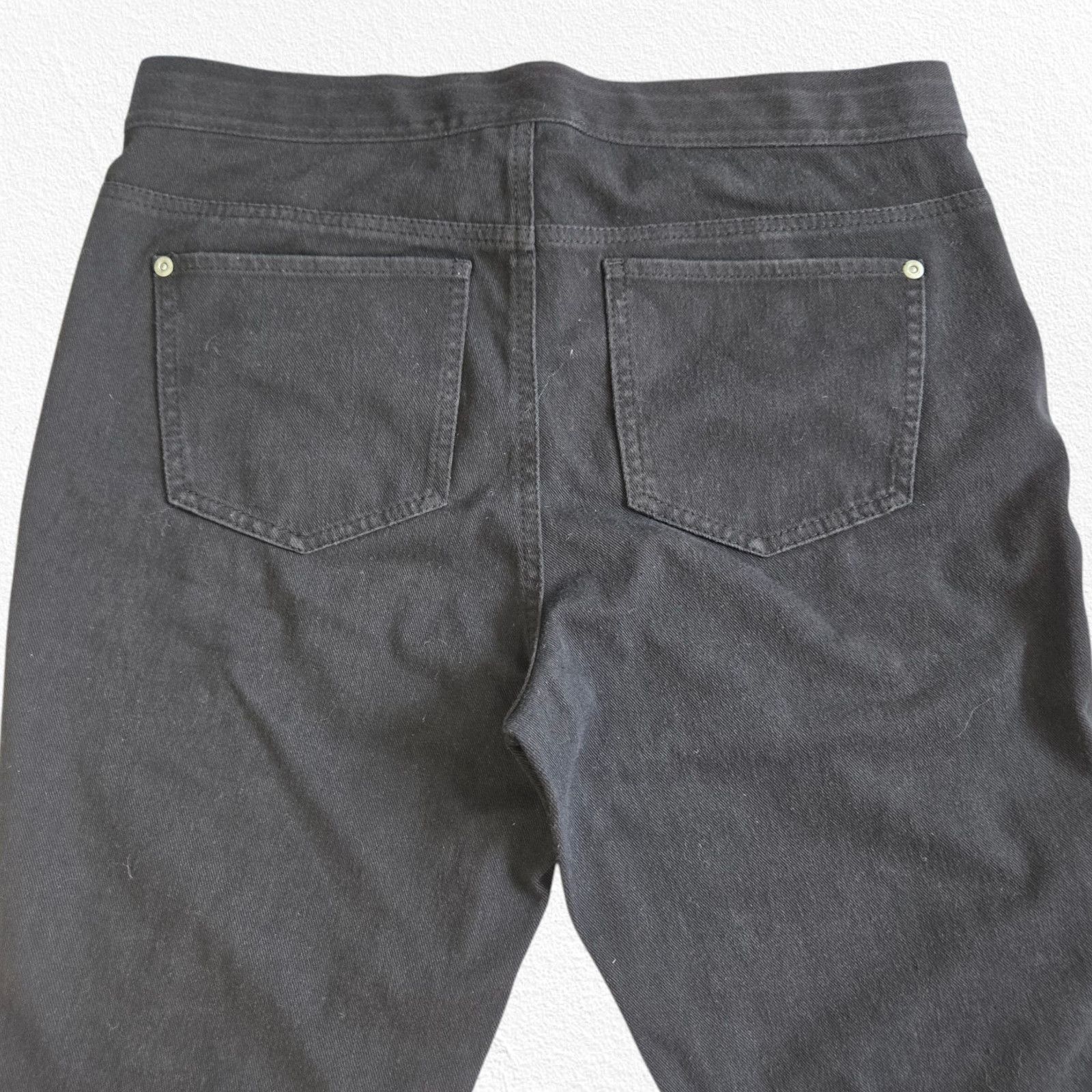 Other Black Skinny Pull-On Jeggings Size 10 Size 32" / US 10 / IT 46 - 3 Thumbnail