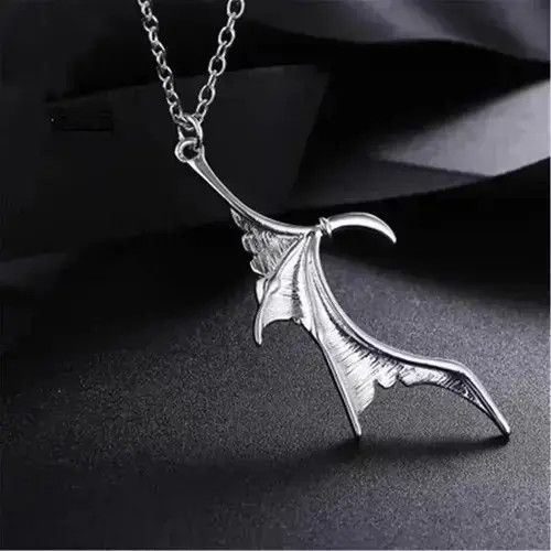 Jewelry Gothic Punk Devil Wings Couple Necklace Size ONE SIZE - 2 Thumbnail