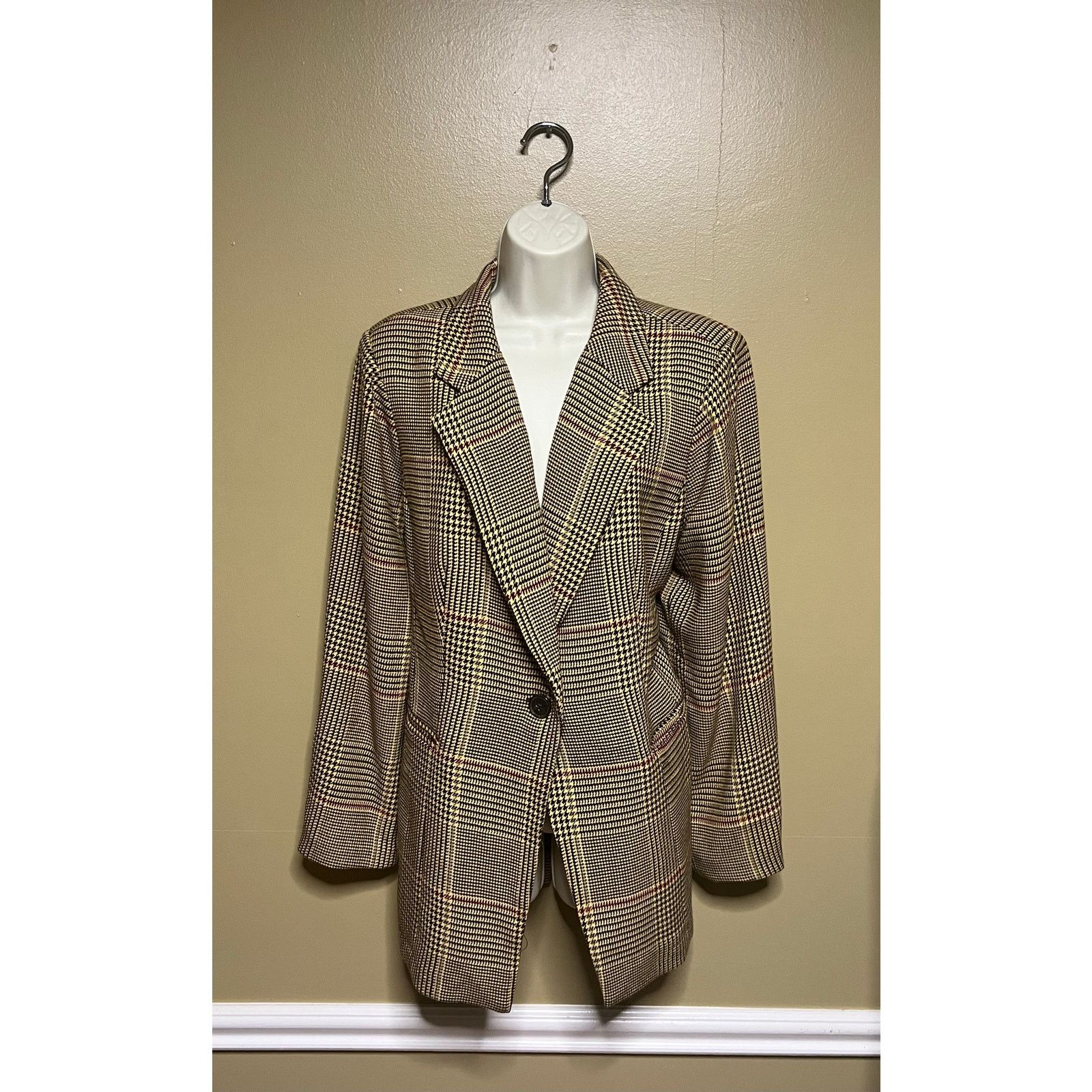 Linea Linea by Louis Dell'Olio plaid blazer Size XXL / US 16-18 / IT 52-54 - 1 Thumbnail