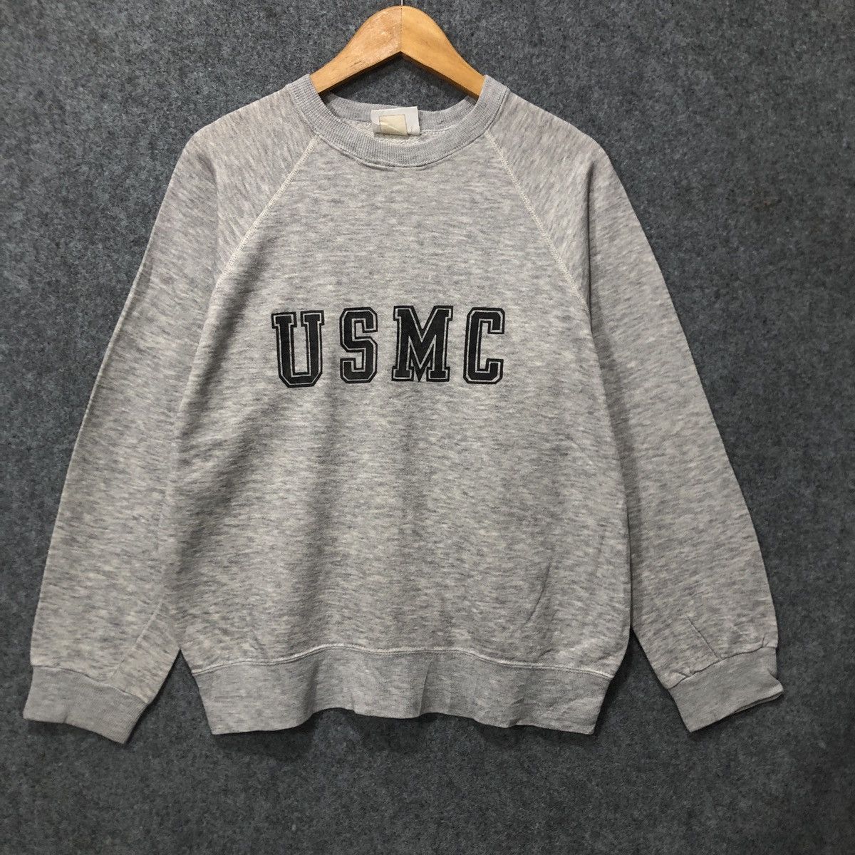 Vintage Vintage 80s USMC Sweatshirt Size US L / EU 52-54 / 3 - 1 Thumbnail