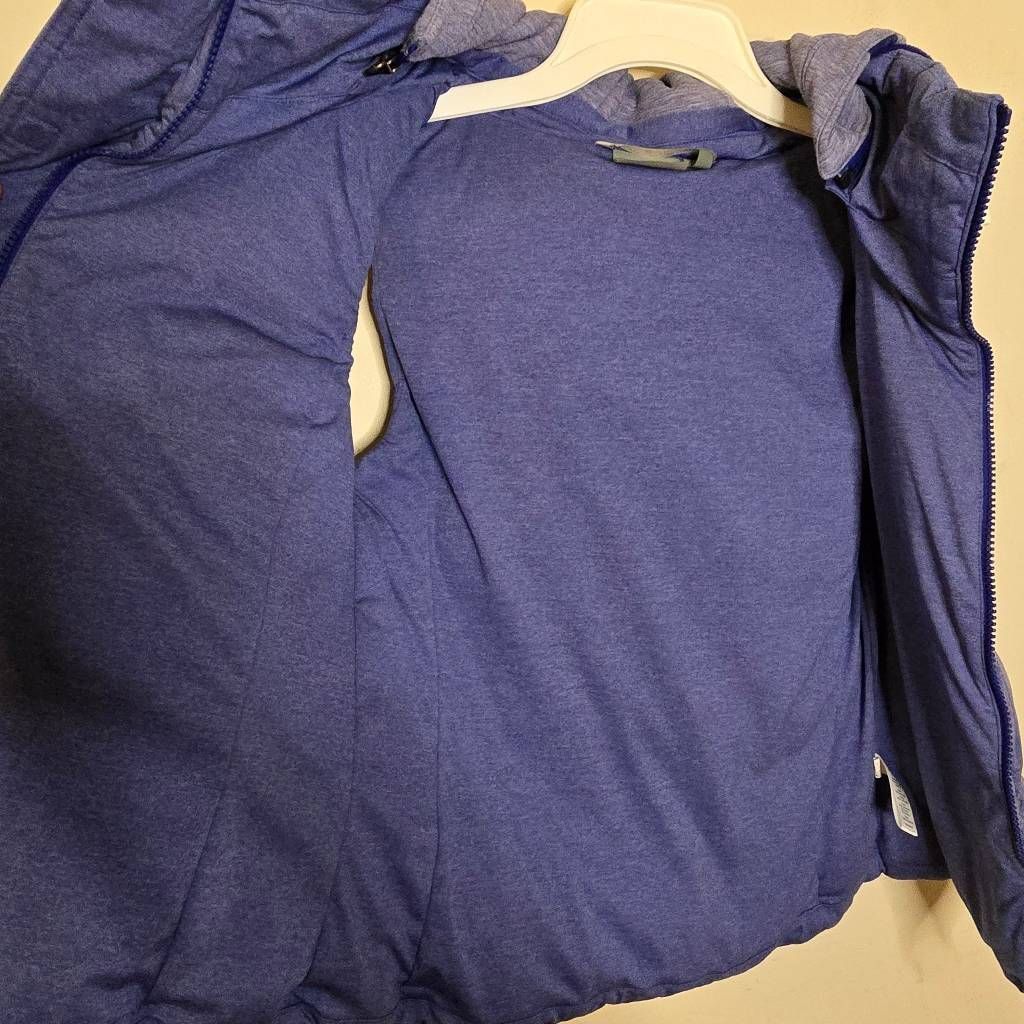 Athleta Athleta Women's Puffer Vest S Purple Hooded Sleeveless Zip P Size S / US 4 / IT 40 - 9 Thumbnail