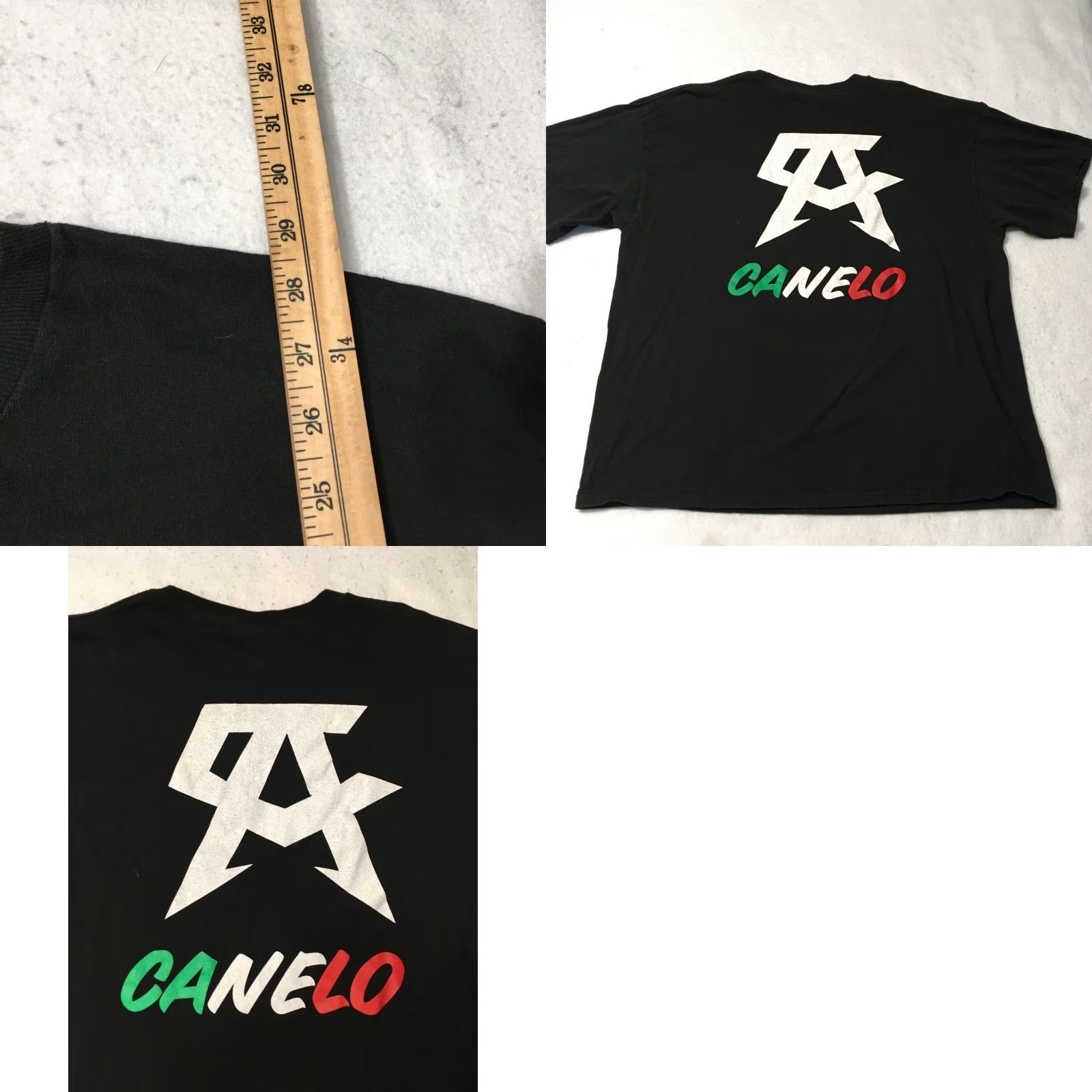 Champion Canelo Alvarez Shirt Mens 2XL Black T-Shirt Graphic Boxing Champion Vintage Box Size US XXL / EU 58 / 5 - 8 Thumbnail