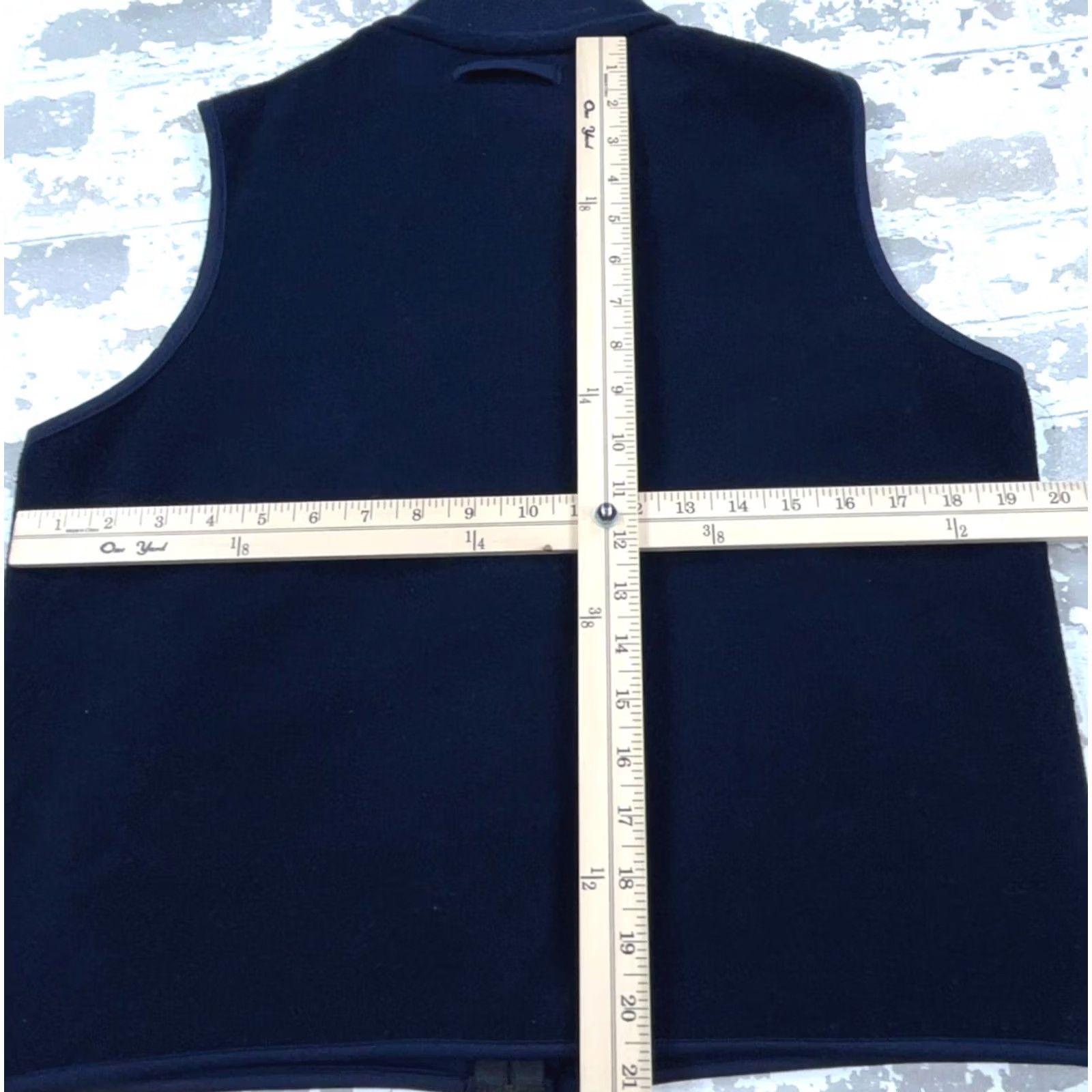 Ralph Lauren VINTAGE Ralph Lauren Vest Men M Navy Blue Fleece Zip Mock Neck Cotton Polyester Jacket Polo Golf Size US M / EU 48-50 / 2 - 7 Thumbnail