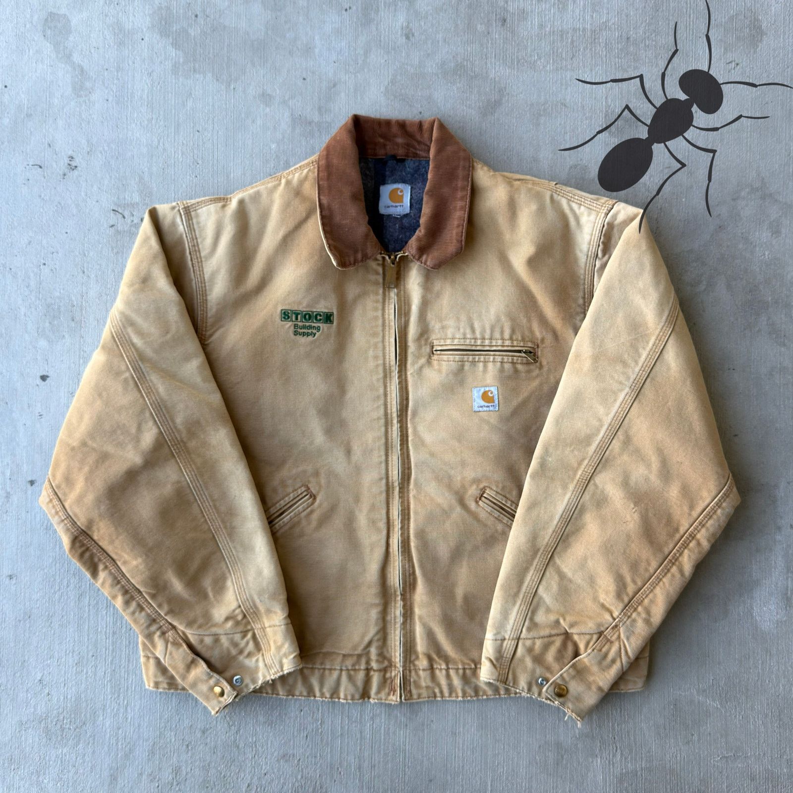 Carhartt × Vintage Carhartt brown Detroit work wear jacket Size US XL / EU 56 / 4 - 1 Thumbnail