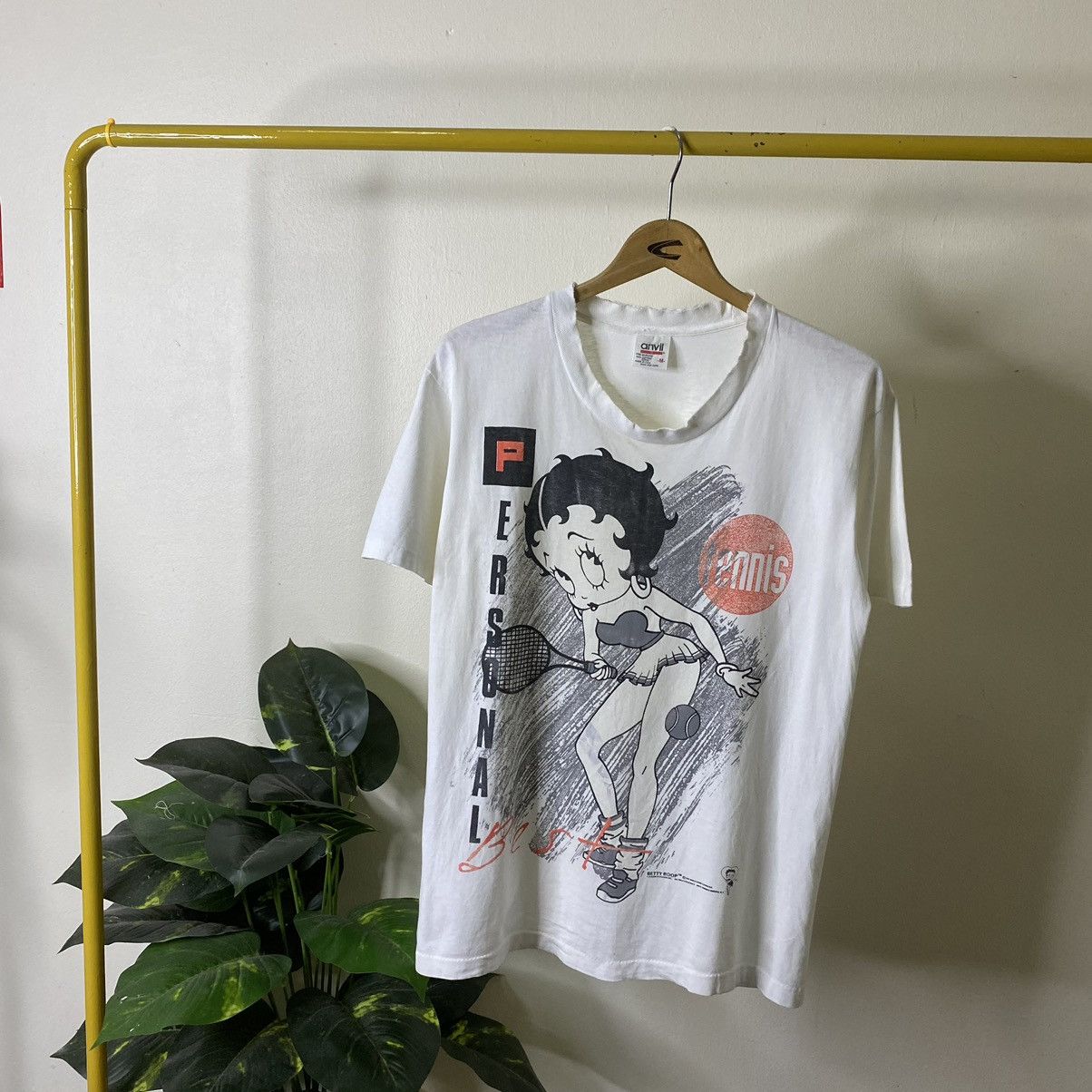 Cartoon Network Vintage 1991 Betty Boop Cartoon Network Tee Made in USA Size US M / EU 48-50 / 2 - 1 Thumbnail