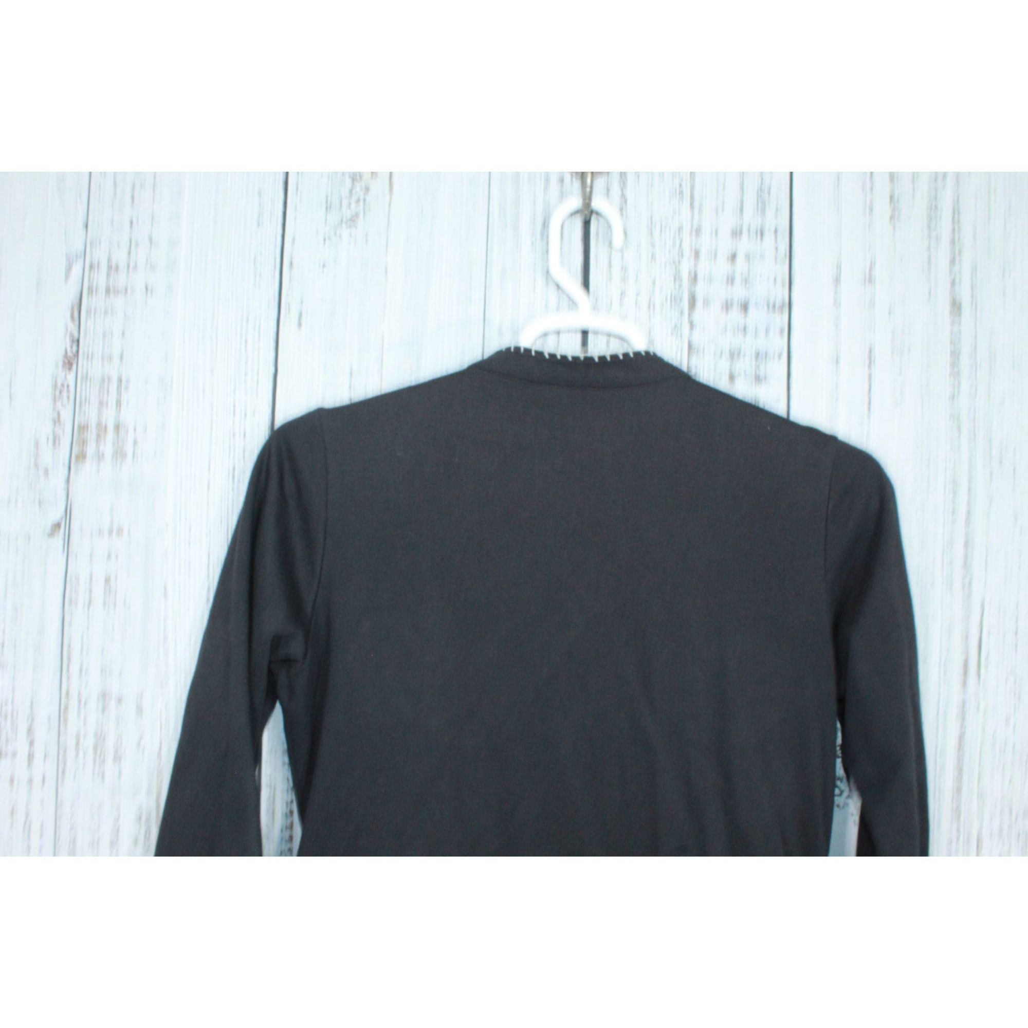 Other Erika Black Floral Embroidered Long Sleeve Jacket Size M / US 6-8 / IT 42-44 - 7 Thumbnail