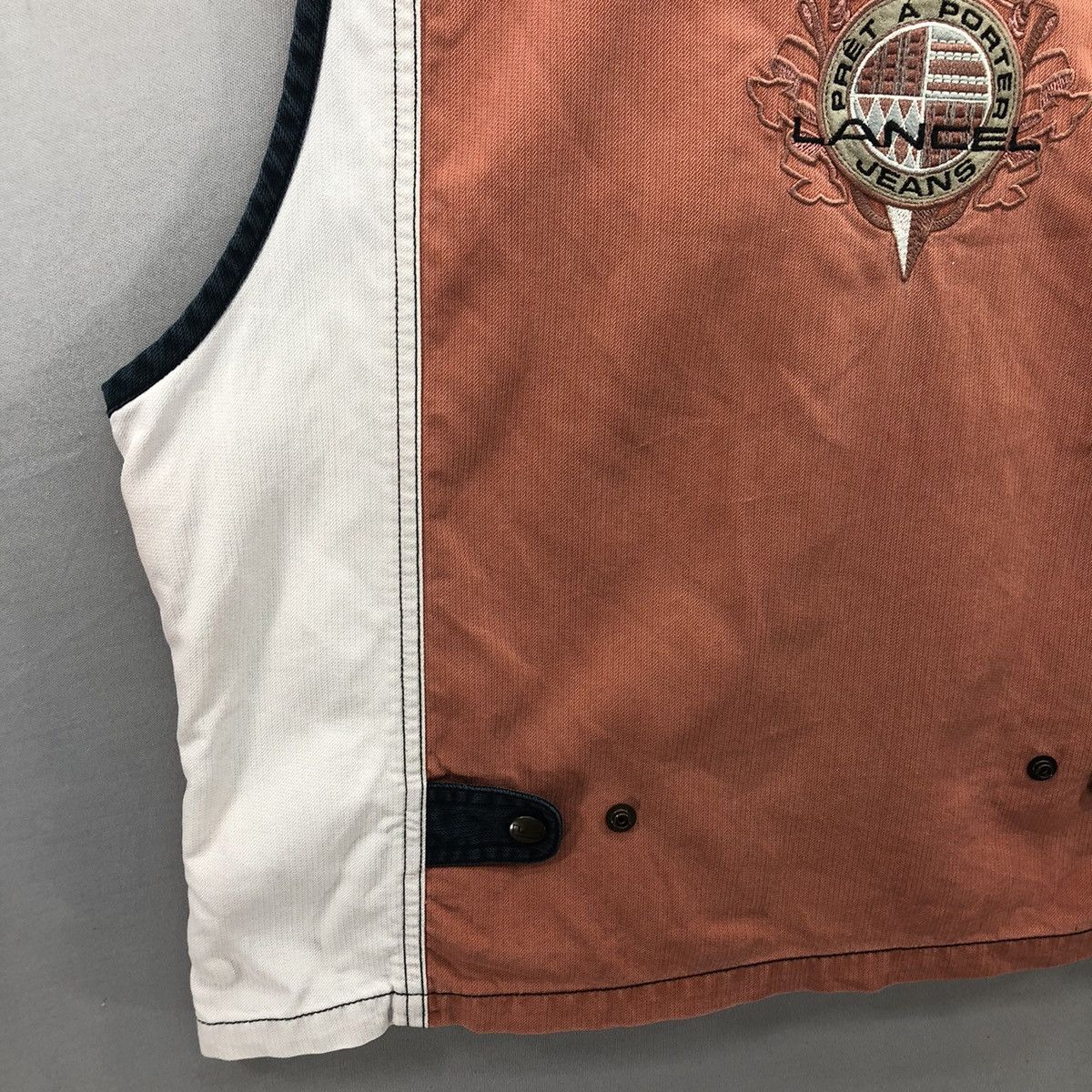 Lancel Vintage 90’s Lancel Colour Block Vest Size US M / EU 48-50 / 2 - 16 Thumbnail
