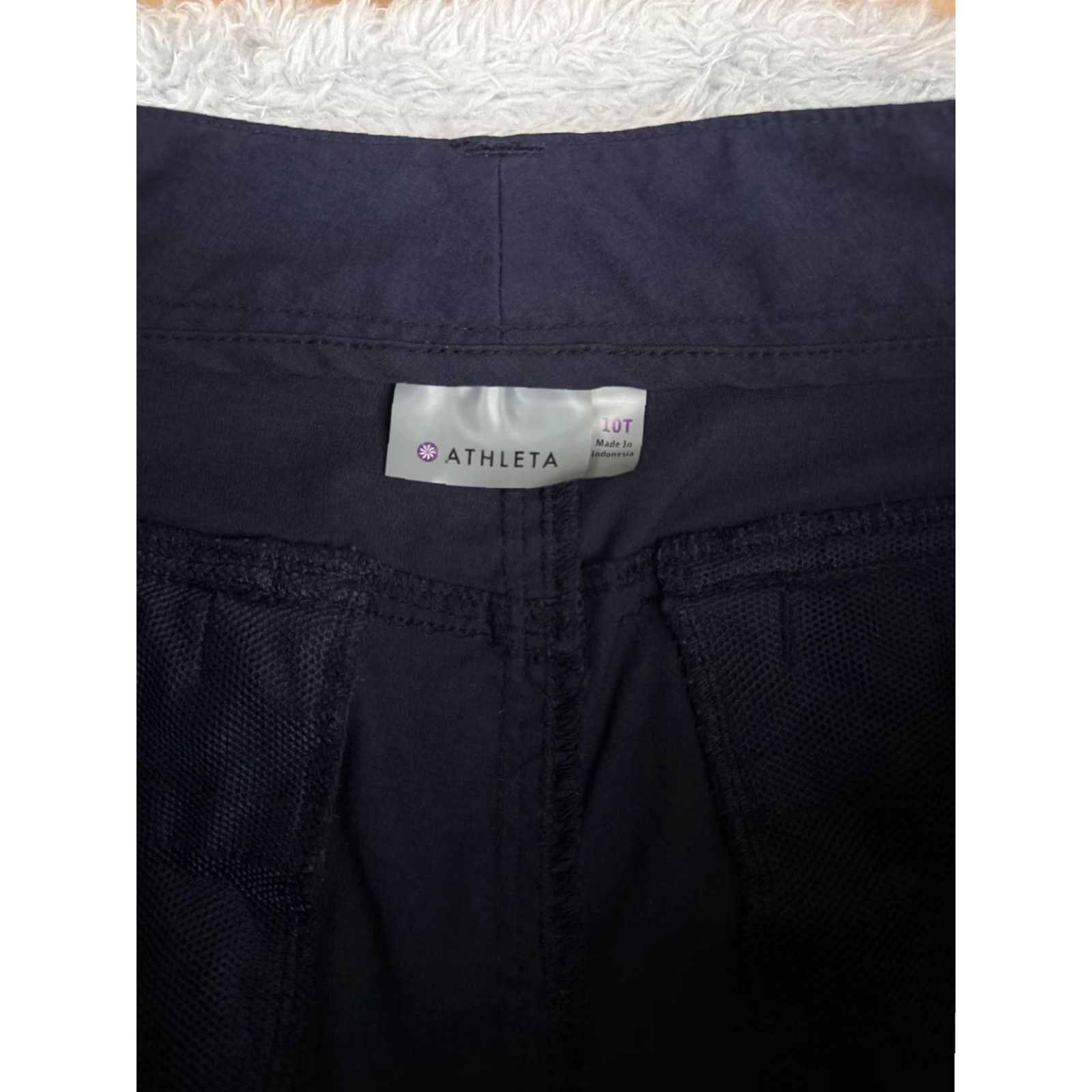 Athleta Athleta Pants Womens 10 Blue Flare Bootcut Nylon Blend Low Zip Pockets 32x34 Shoes? Size 32" / US 10 / IT 46 - 6 Thumbnail