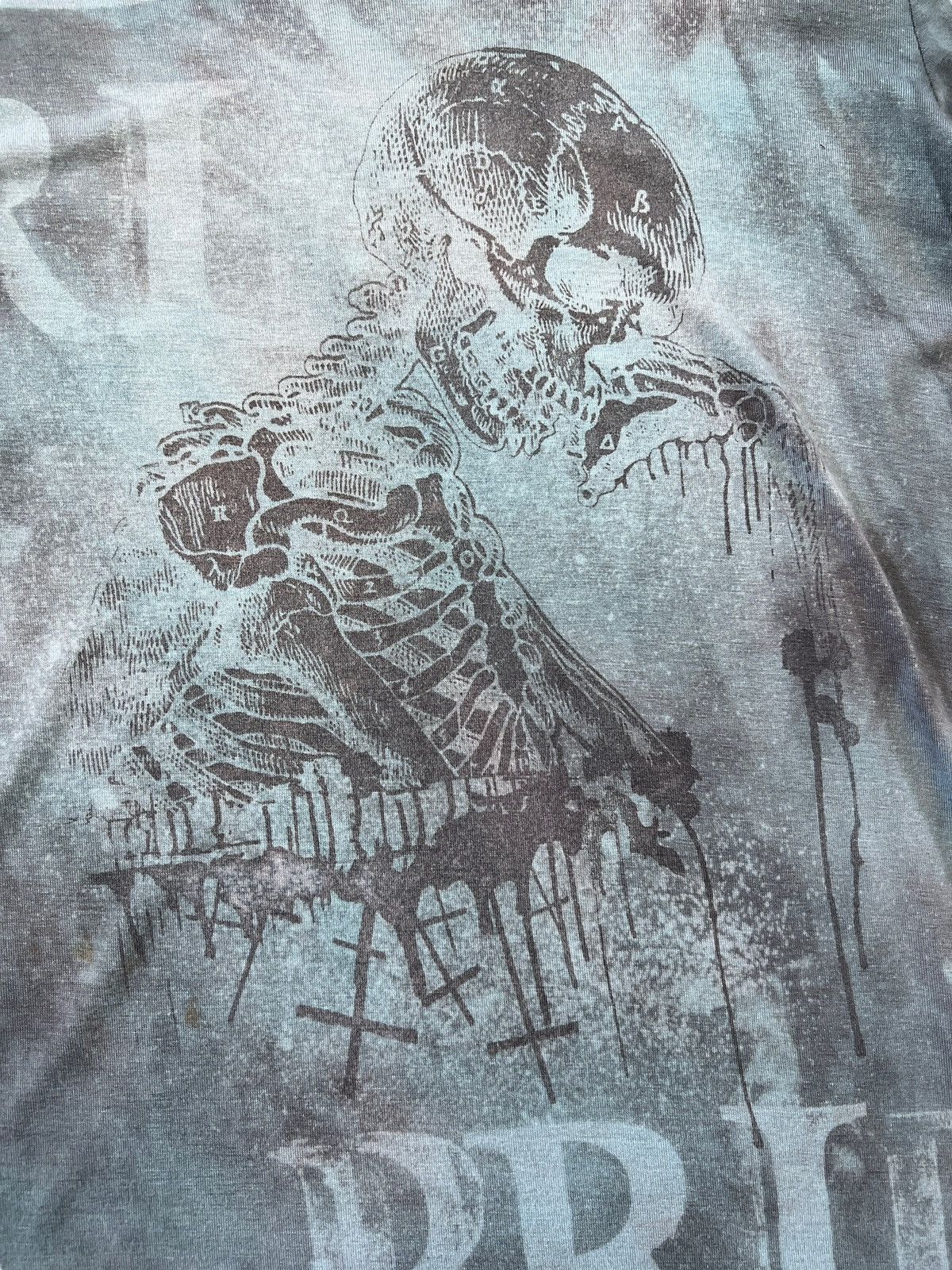 Japanese Brand h.Anarchy by h.Naoto Acid Blue Tshirt Size US XS / EU 42 / 0 - 7 Thumbnail