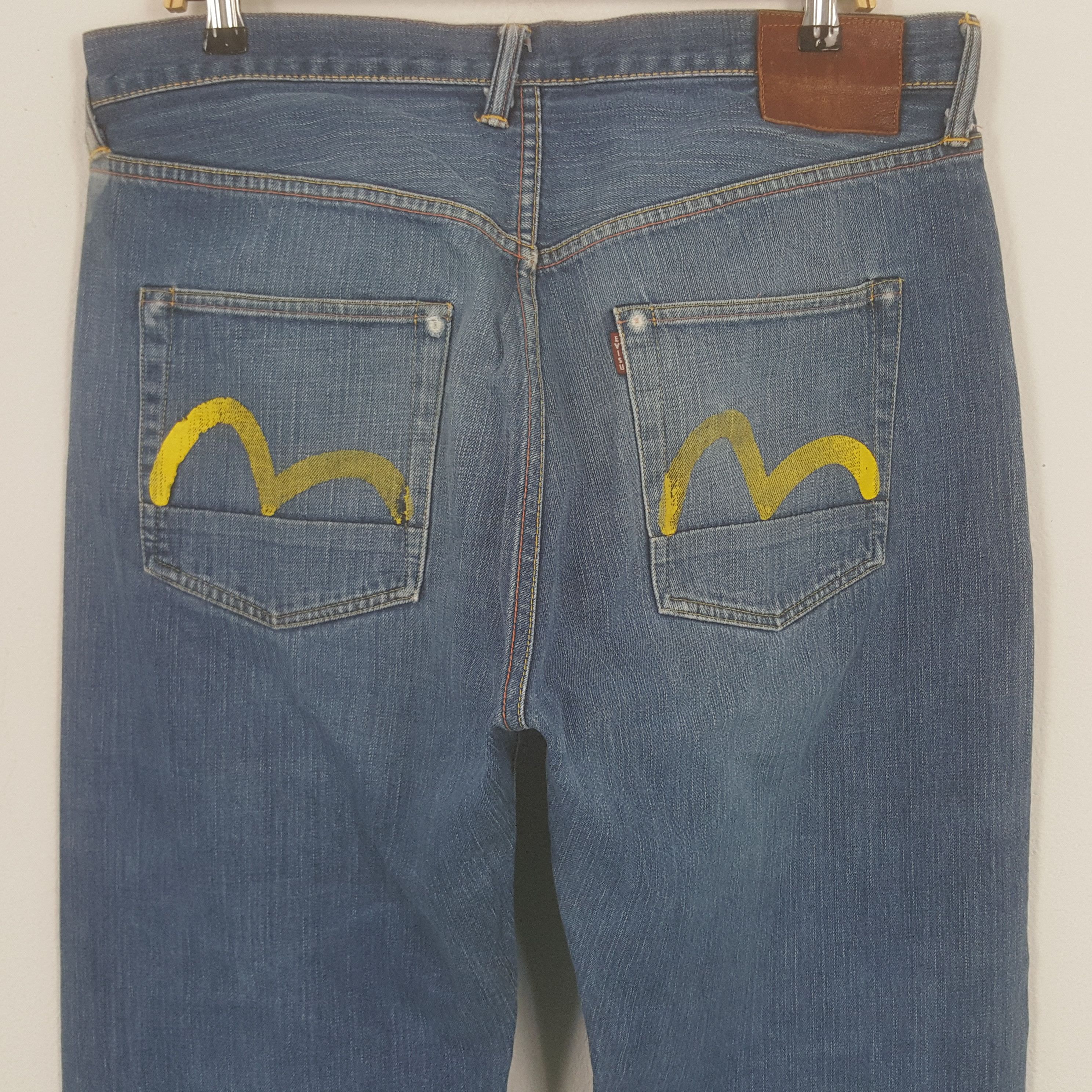 Evisu Vintage Evisu Japanese Brand Daicock Custom Art Denim Jeans Size US 36 / EU 52 - 5 Thumbnail