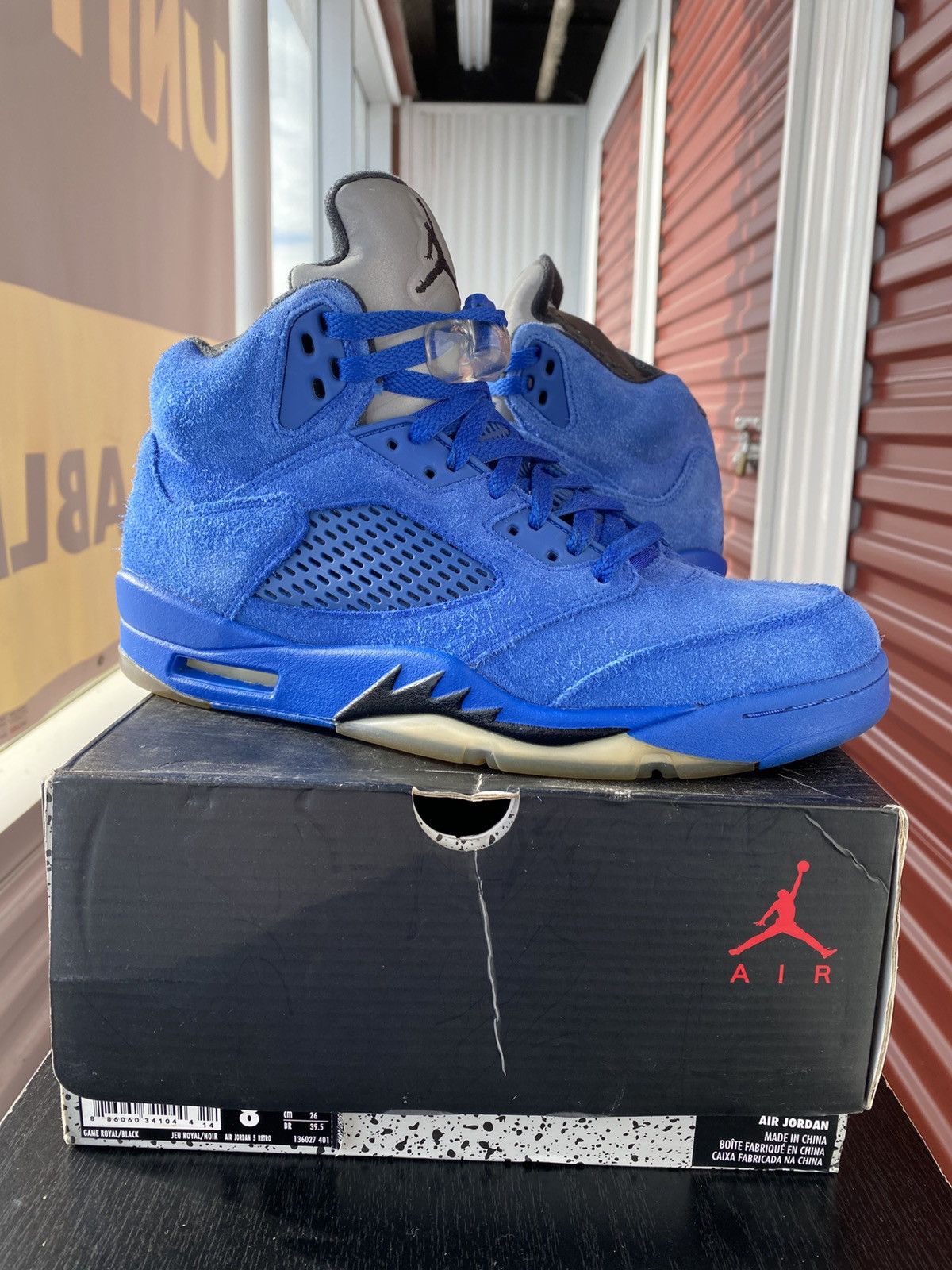 Jordan 5 royal blue on sale