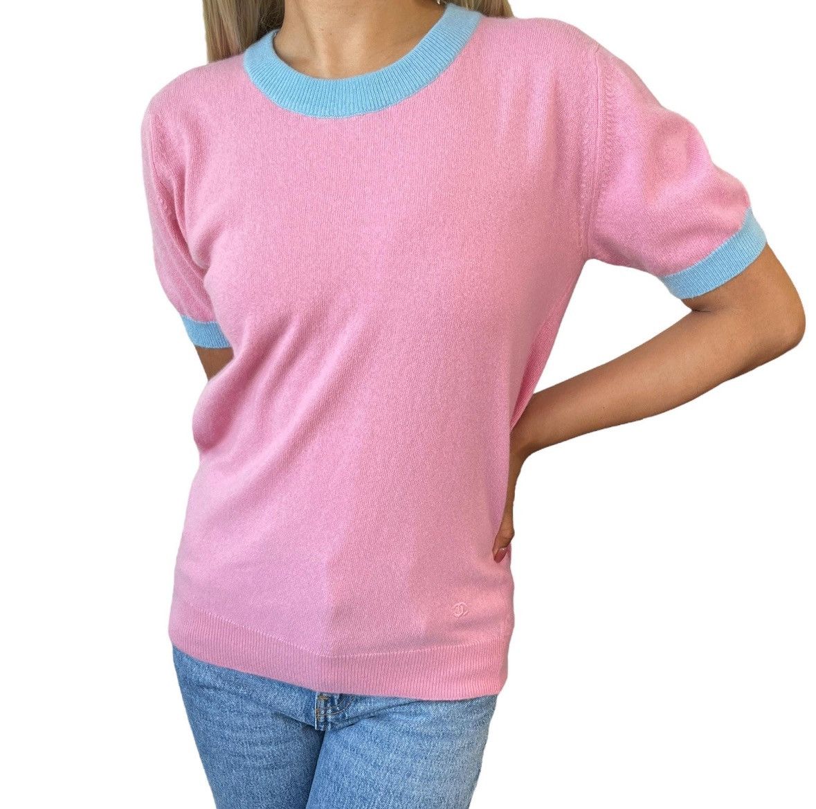 Chanel Vintage Chanel Cashmere top Size L / US 10 / IT 46 - 13 Thumbnail