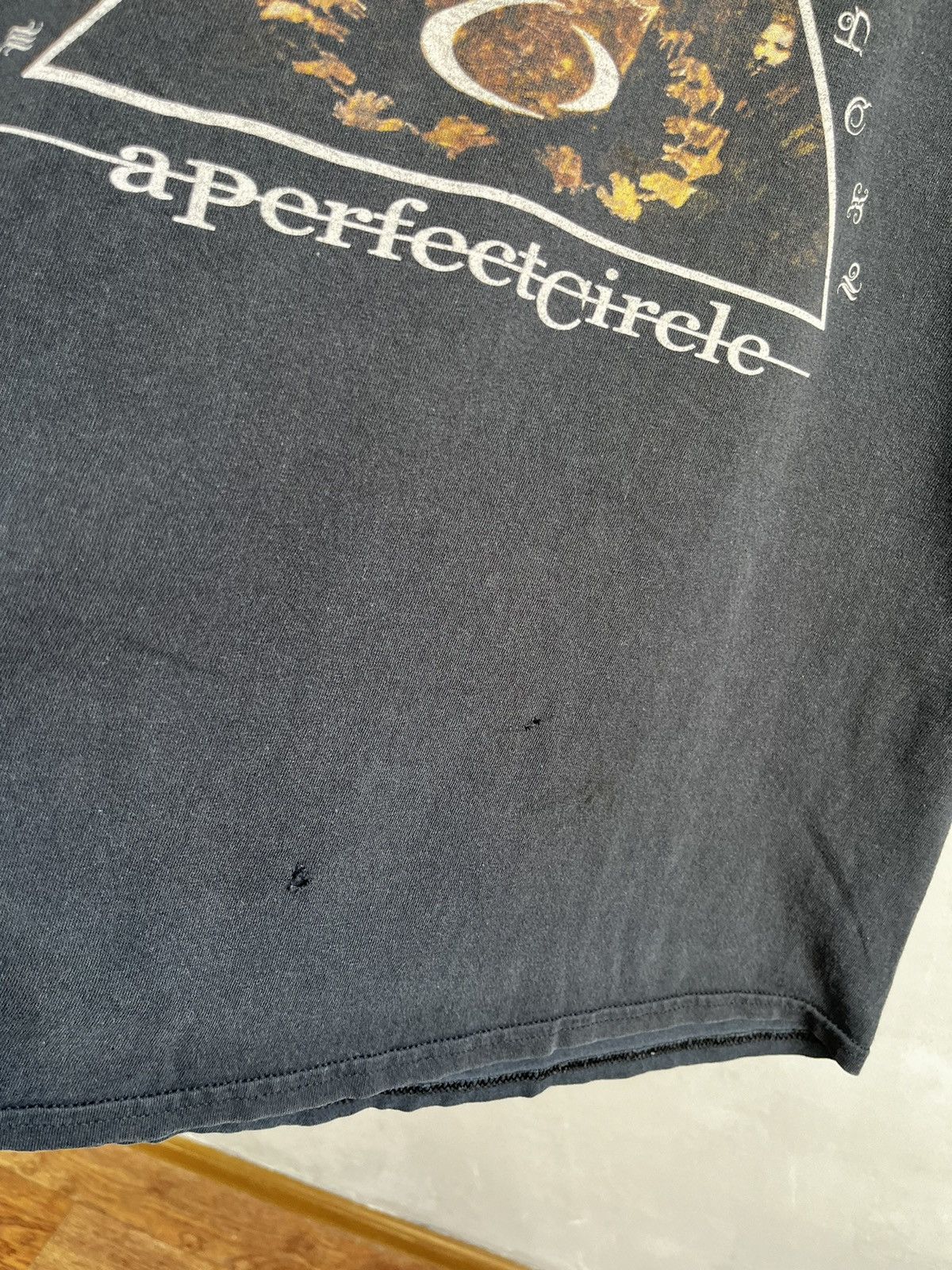 Band Tees × Vintage Vintage A Perfect Circle Band Tee T Shirt 2000 Y2K Size US L / EU 52-54 / 3 - 5 Thumbnail