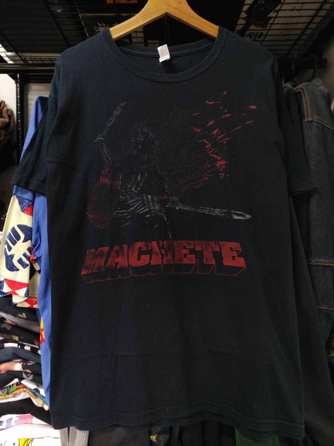 Expert Horror × Vintage Machete"They Just Fucked With The Wrong Mexican" Movie Promo Size US L / EU 52-54 / 3 - 3 Thumbnail