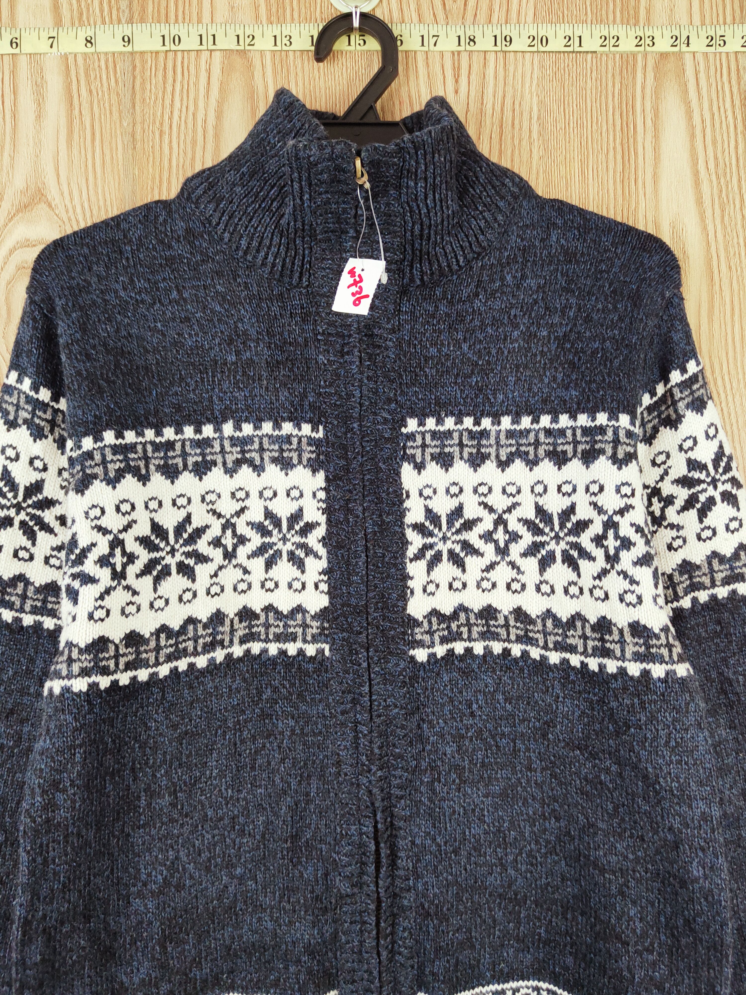 Japanese Brand × Vintage Japanese Brand art design Navy Knitwear Sweaters #W736 Size US S / EU 44-46 / 1 - 2 Thumbnail