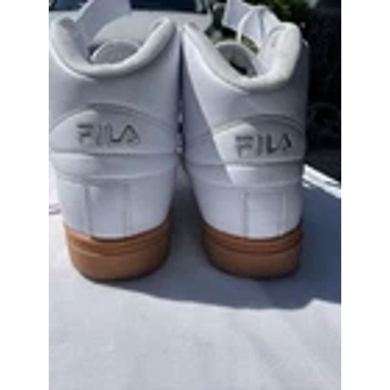 Fila Fila Mens Vulc 13 Mid Plus Athletic Sports White Sneakers Size US 11 / EU 44 - 5 Thumbnail