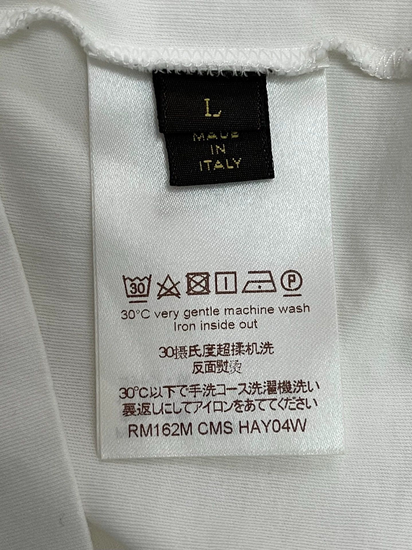 Louis Vuitton Louis Vuitton Basic White T-Shirt Men's L Size US L / EU 52-54 / 3 - 4 Thumbnail