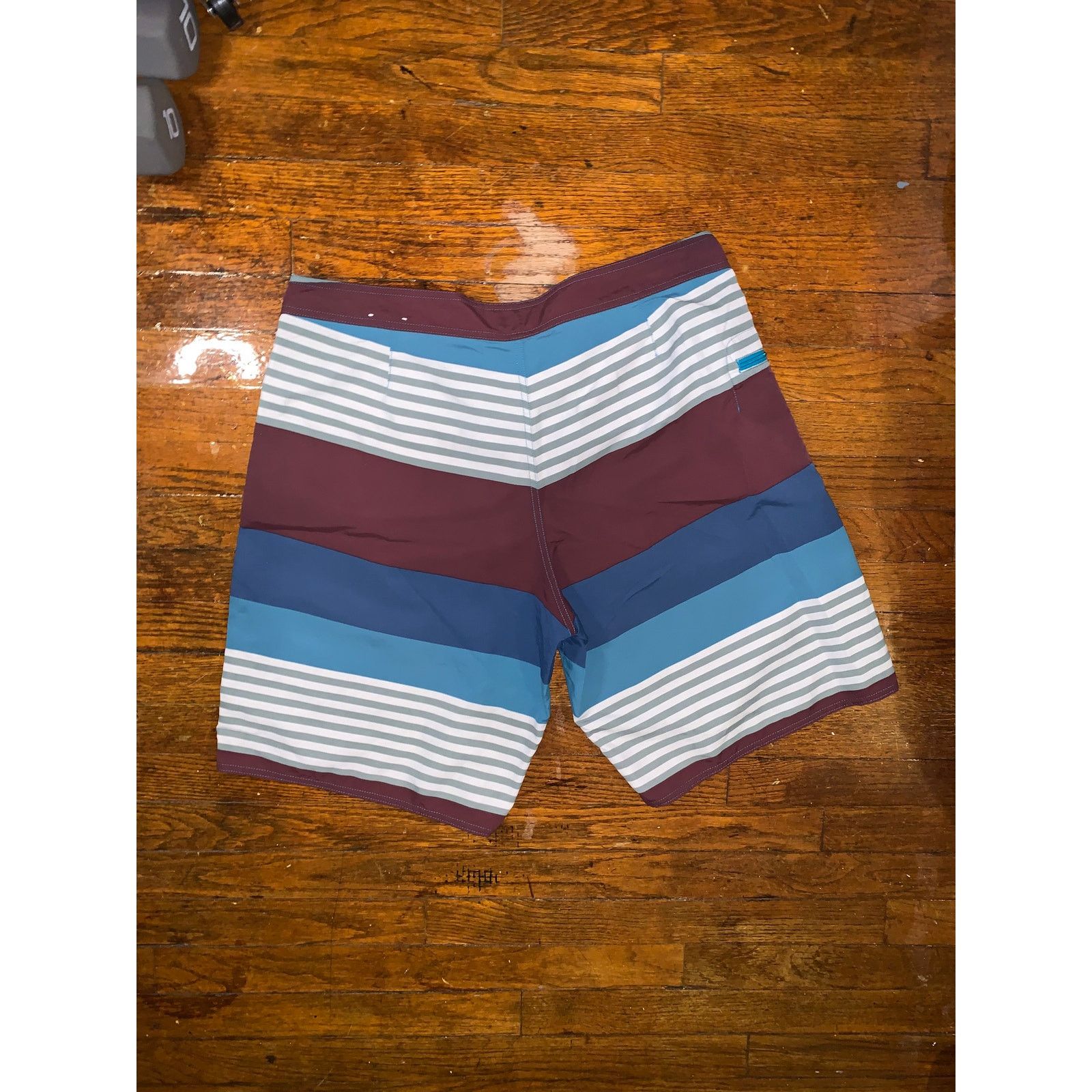 Patagonia Patagonia Wavefarer Board Shorts 38 Striped Nylon Swim Trunk Size US 38 / EU 54 - 8 Thumbnail
