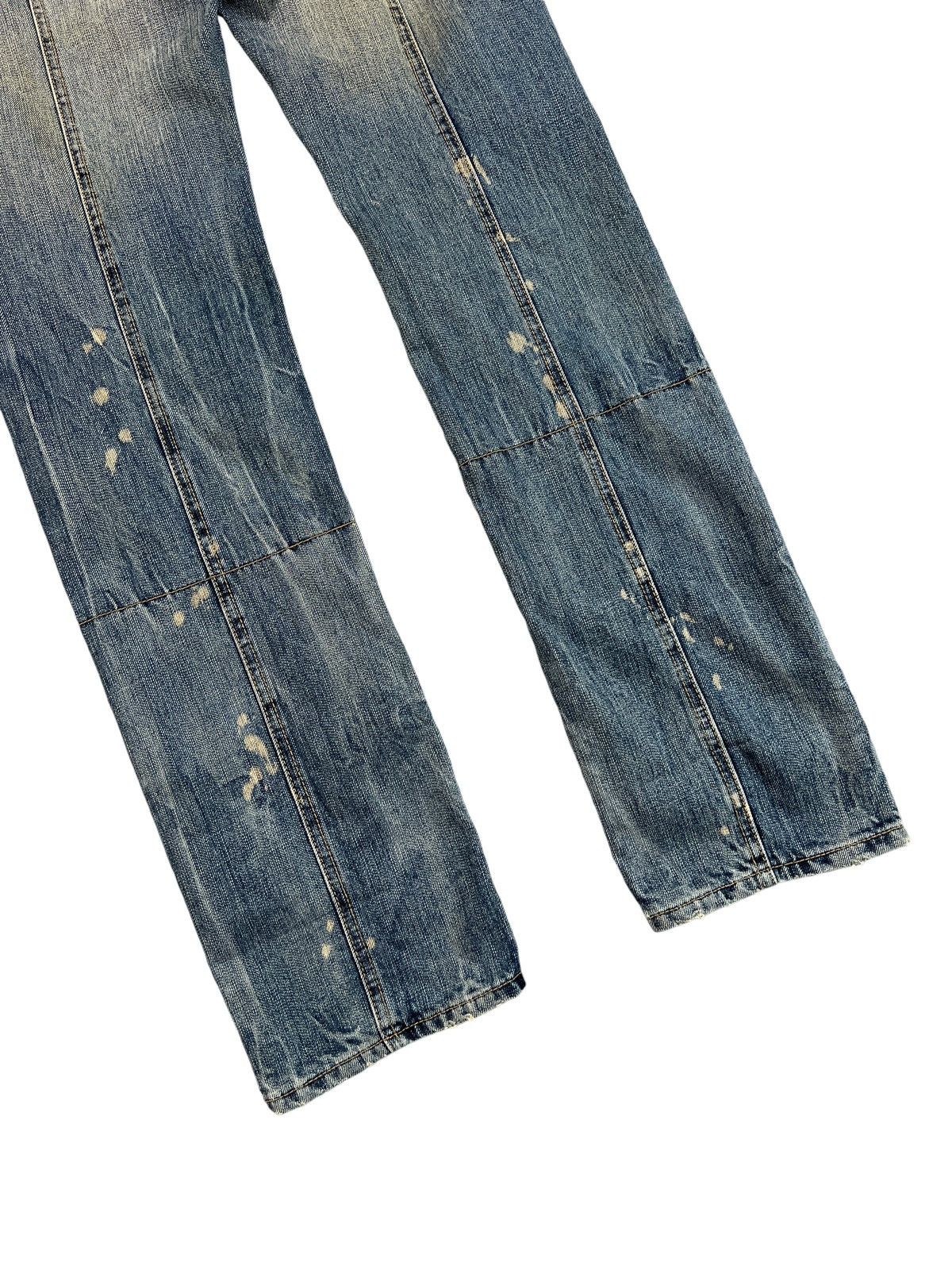 Japanese Brand × PPFM PPFM Shark Embroidery Distressed Jeans Size US 34 / EU 50 - 6 Thumbnail