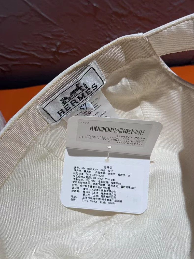 Hermes New Hermes Davis Emile Baseball Cap-2506 Size ONE SIZE - 6 Thumbnail