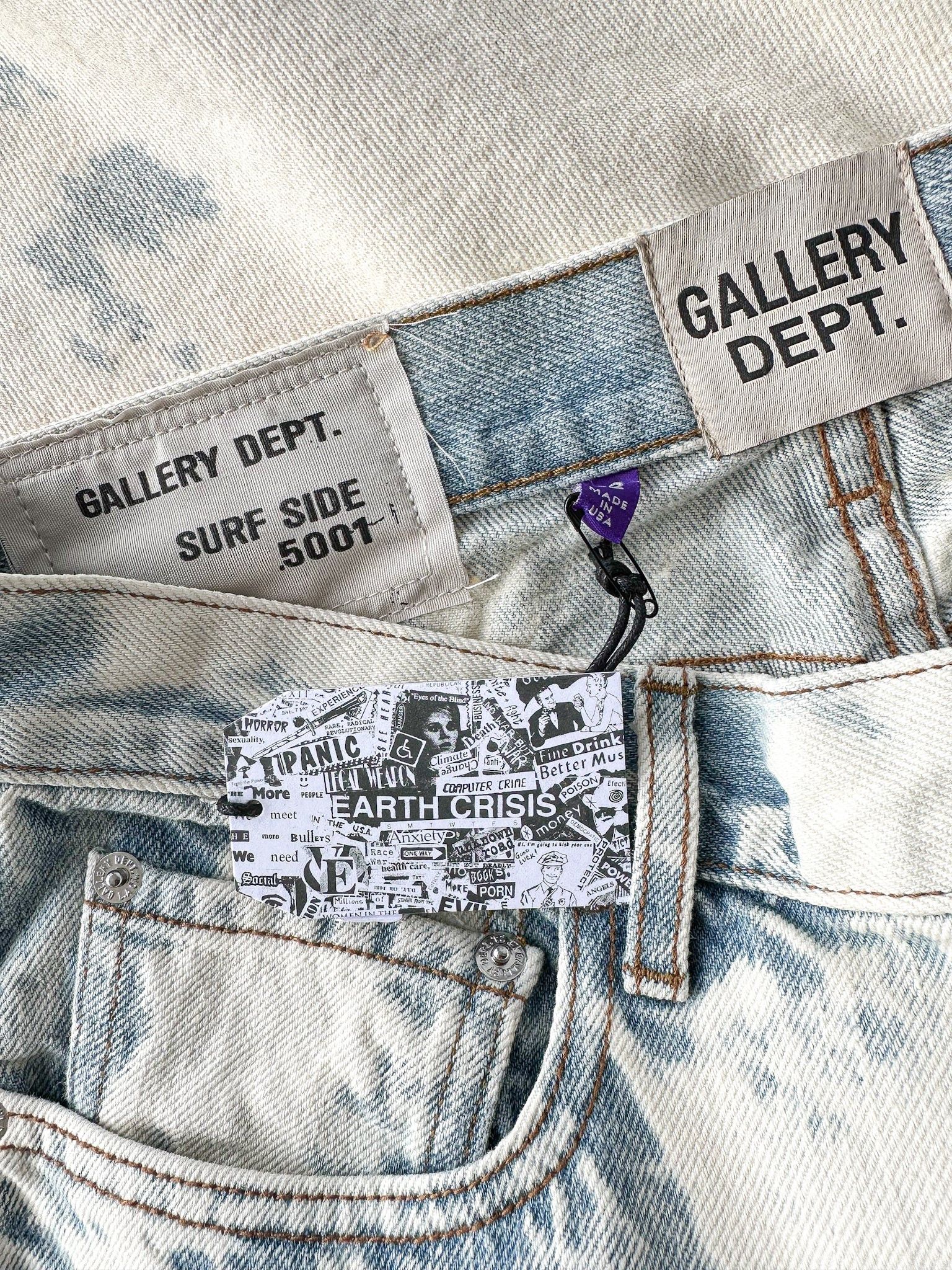 Gallery Dept. Gallery Dept Levi 501 Surf Side Beached Reworked Jeans Size US 32 / EU 48 - 4 Thumbnail