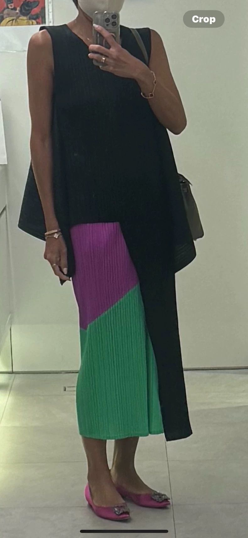 Issey Miyake Issey Miyake size:3 Multicolored skirt Size 42" / US 20 - 2 Thumbnail