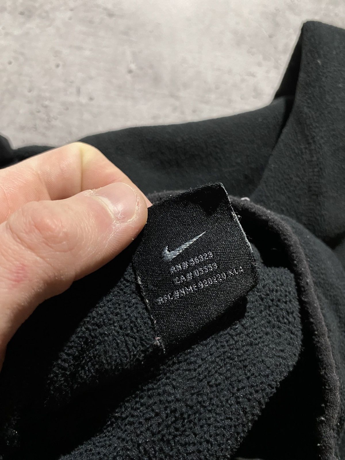 Nike × Vintage Nike vintage black fleece Size US L / EU 52-54 / 3 - 9 Thumbnail