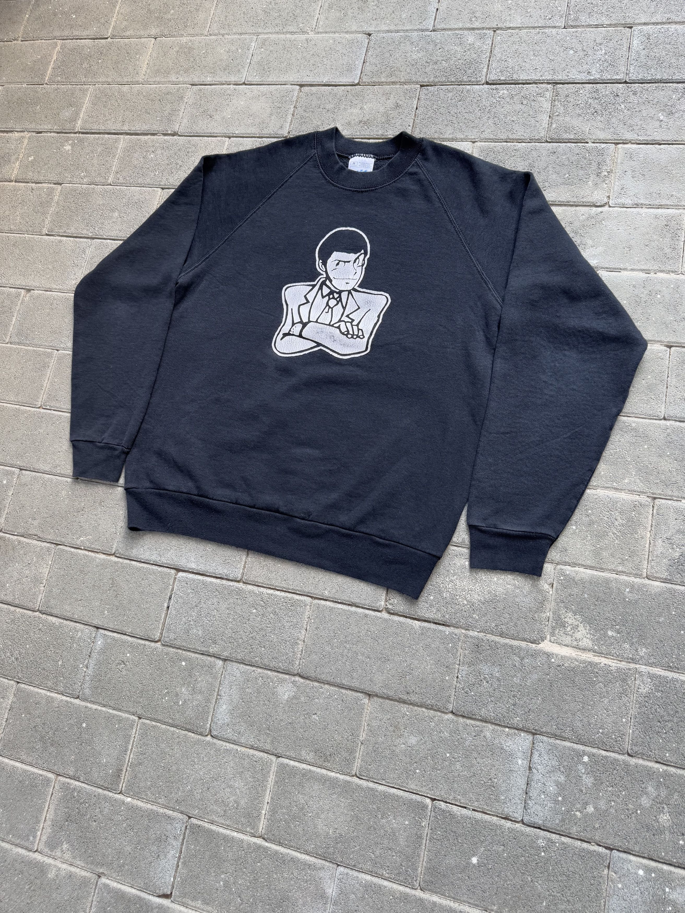 Vintage Sweatshirt Lupin The Third Character Print Vintage 90s Size US M / EU 48-50 / 2 - 2 Thumbnail