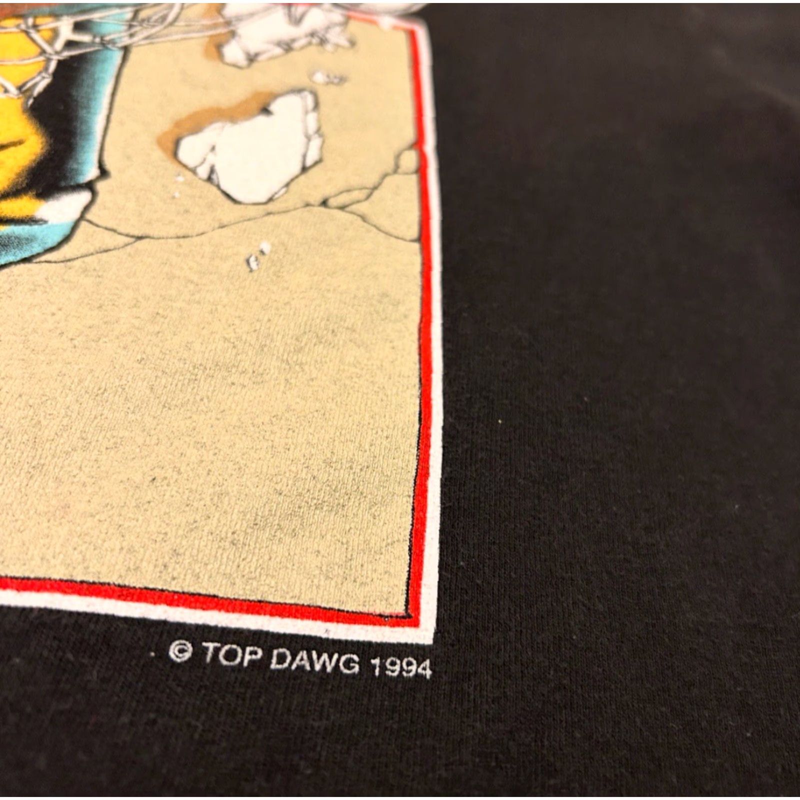 Vintage VINTAGE Top Dawg Shirt Mens Large 90s Hip Hop Dogs Basketball Dunk VTG 1994 Black Short Sleeve Shirt Mens Large Size US L / EU 52-54 / 3 - 4 Thumbnail
