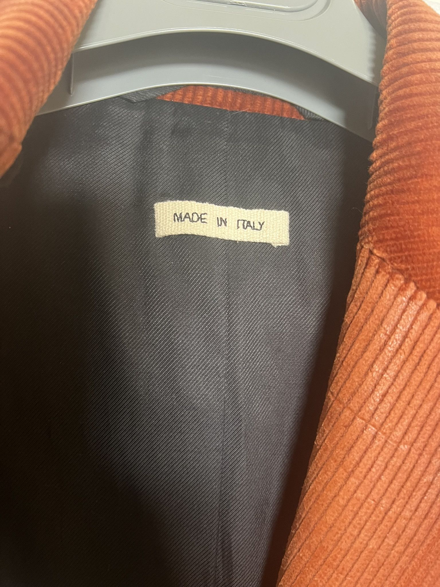 Marni Marni FW20 Orange Waxed Corduroy Blazer Jacket sz 50 Size US L / EU 52-54 / 3 - 2 Thumbnail