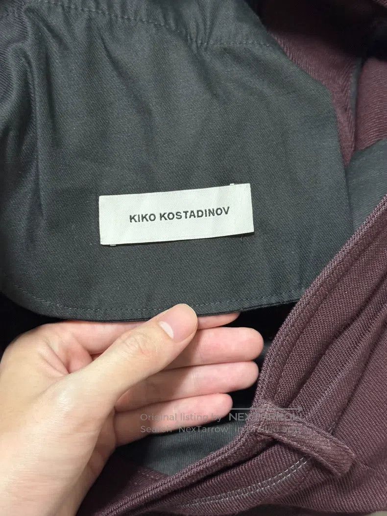 Kiko Kostadinov Kiko Kostadinov wine red long pants Size US 32 / EU 48 - 3 Thumbnail