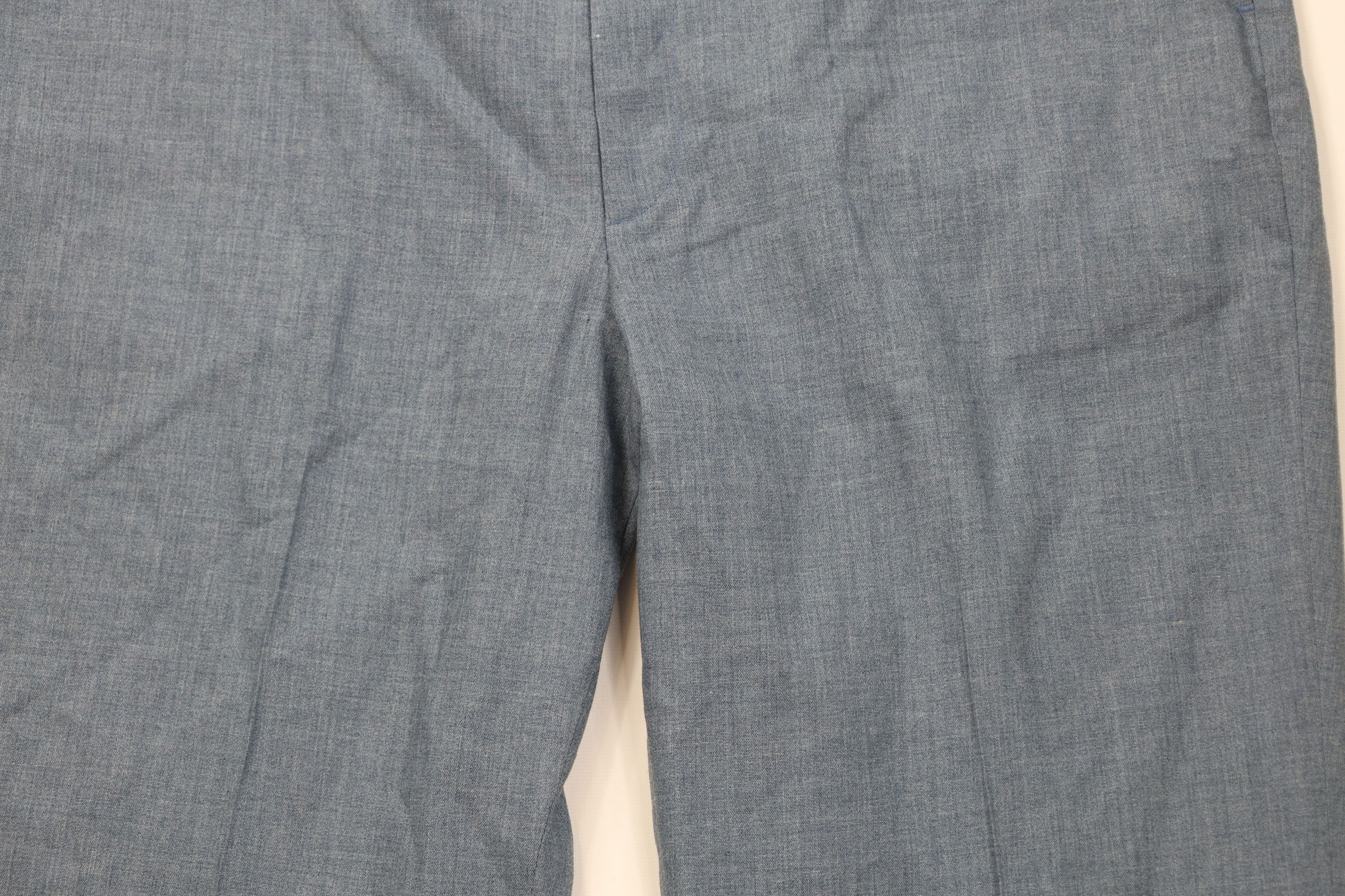 Vintage Vintage 70s Streetwear Gabardine Knit Wide Leg Chino Pants Size US 40 / EU 56 - 3 Thumbnail