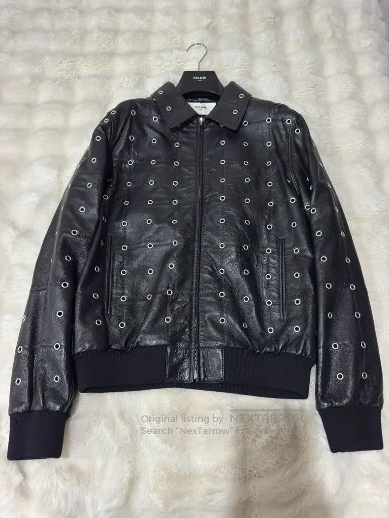 Celine CELINE Leather Jacket Size US S / EU 44-46 / 1 - 1 Thumbnail