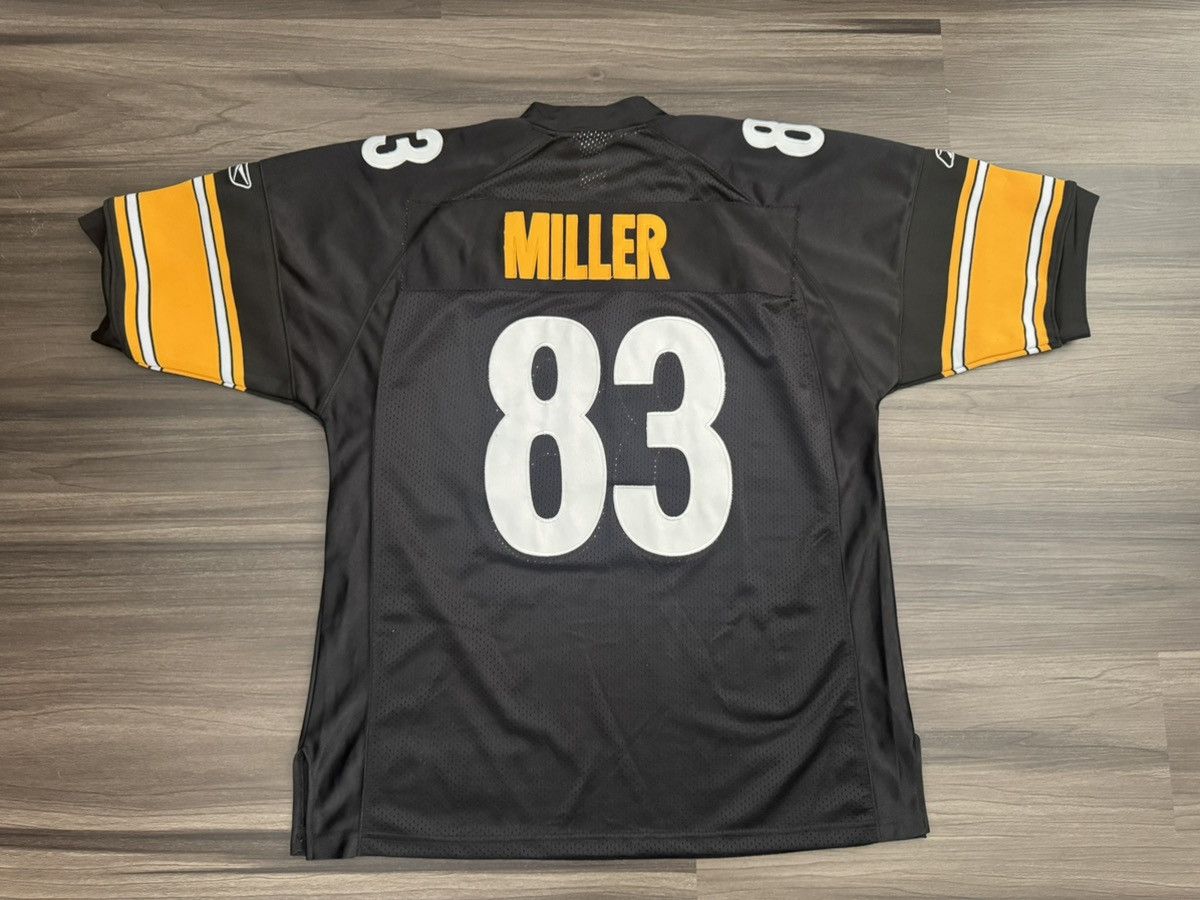 Reebok Pittsburgh Steelers Heath Miller 83 NFL Home Stitched Jersey Size US XL / EU 56 / 4 - 7 Thumbnail