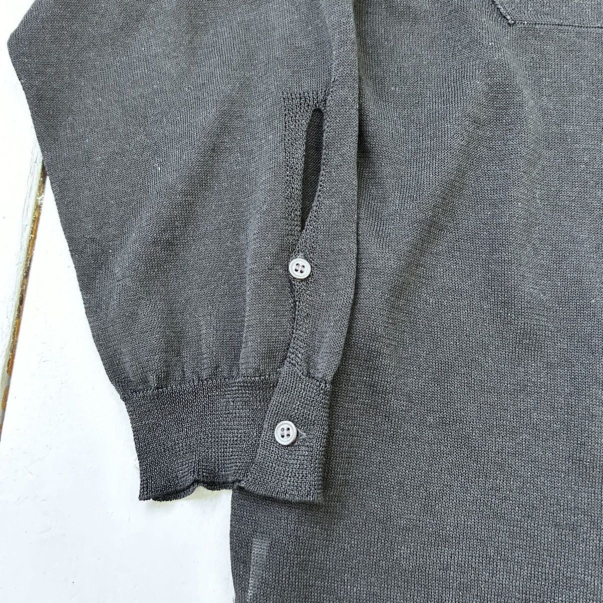 Yohji Yamamoto Pour Homme Long Full Button Linen Cardigan Size US L / EU 52-54 / 3 - 3 Thumbnail