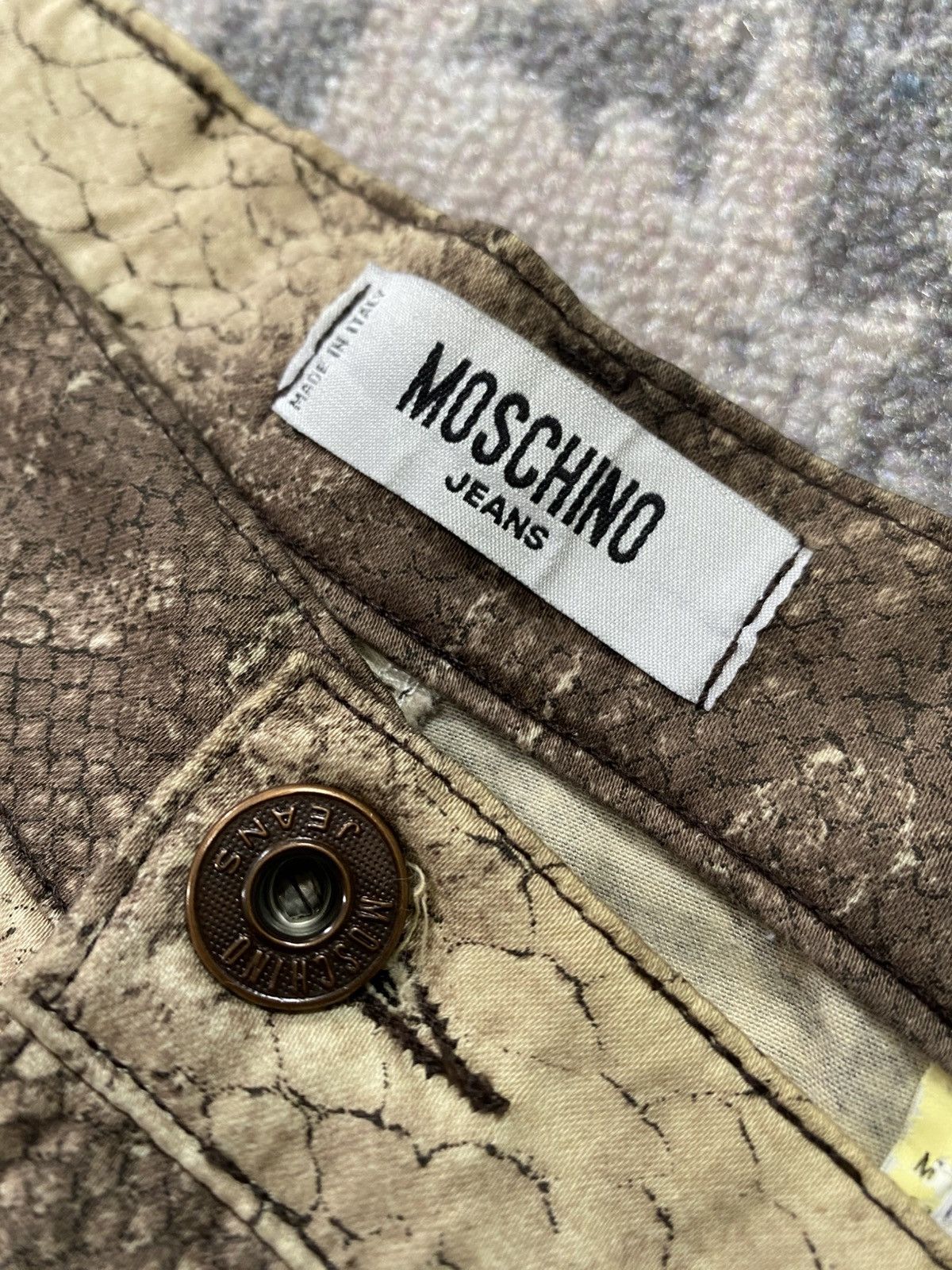 Moschino Moschino bot cut snake skin Size US 28 / EU 44 - 7 Thumbnail