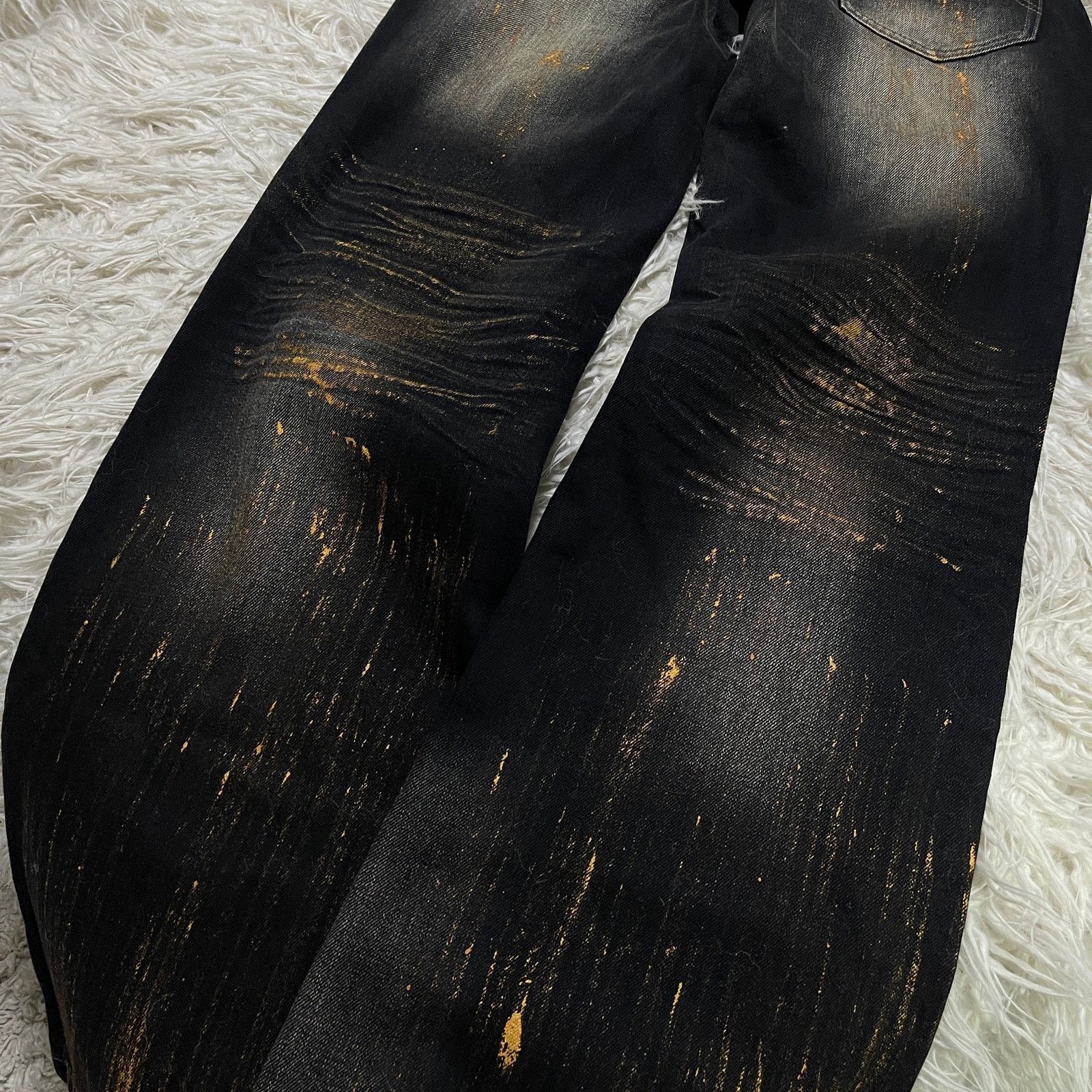 Hysteric Glamour Vintage Japanese Brand Faded Low-rise Bootcut Denim Jeans Size 30" / US 8 / IT 44 - 10 Thumbnail