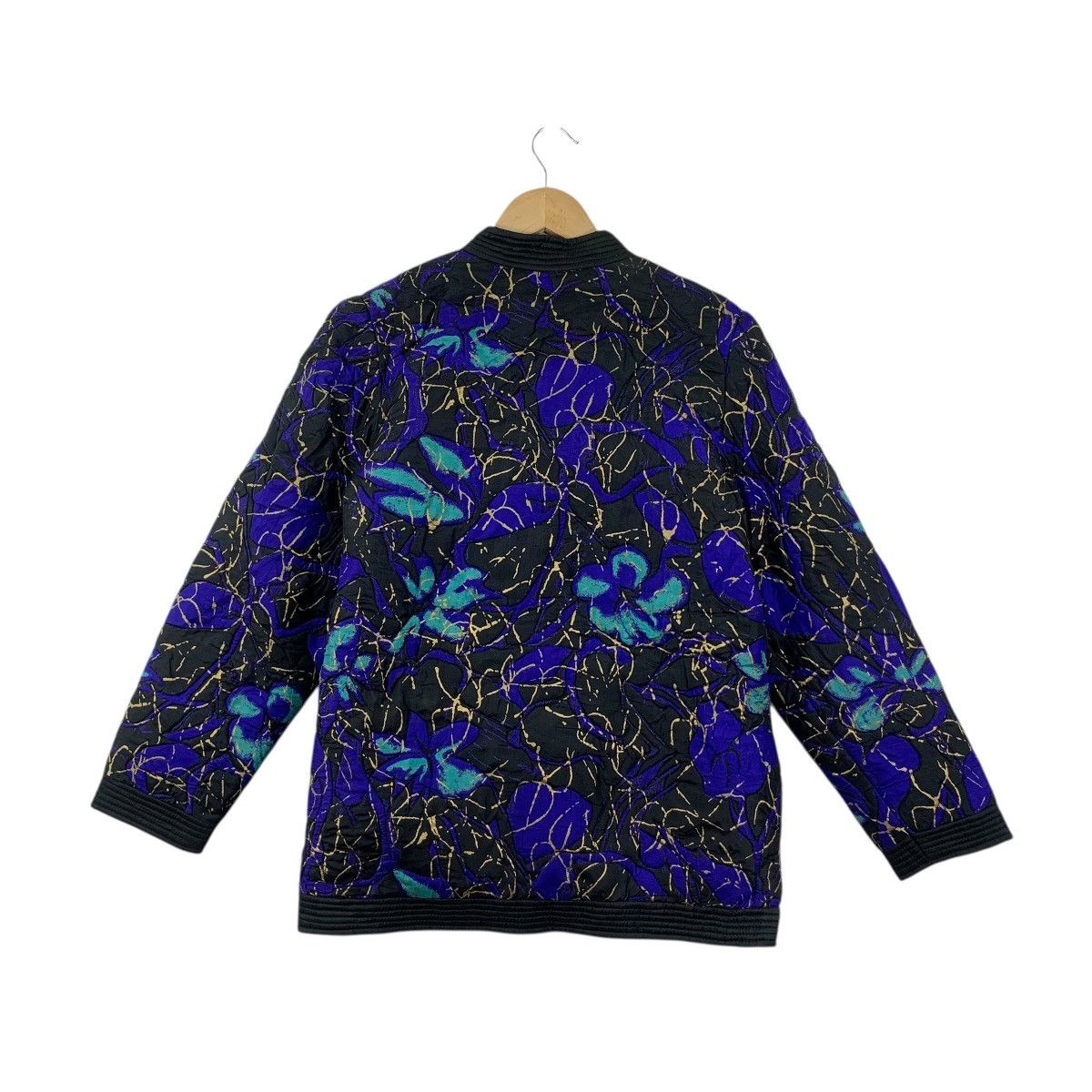 Vintage Vintage SIAM THAI SILK Collection Over Print Floral Jacket Size XL / US 12-14 / IT 48-50 - 7 Thumbnail