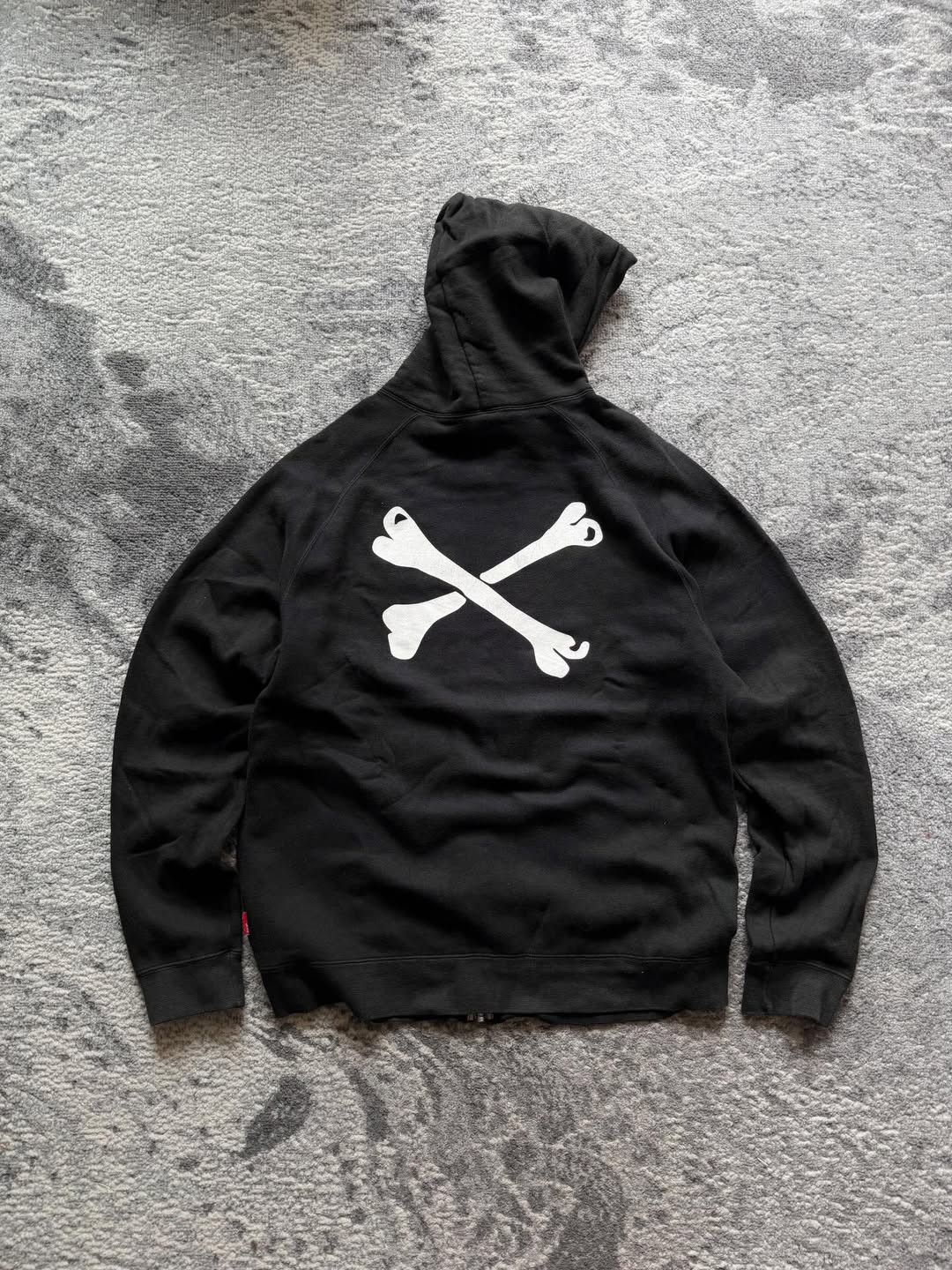 Wtaps Wtaps Militia Crossbones Zip-Up Hoodie Size US M / EU 48-50 / 2 - 1 Thumbnail
