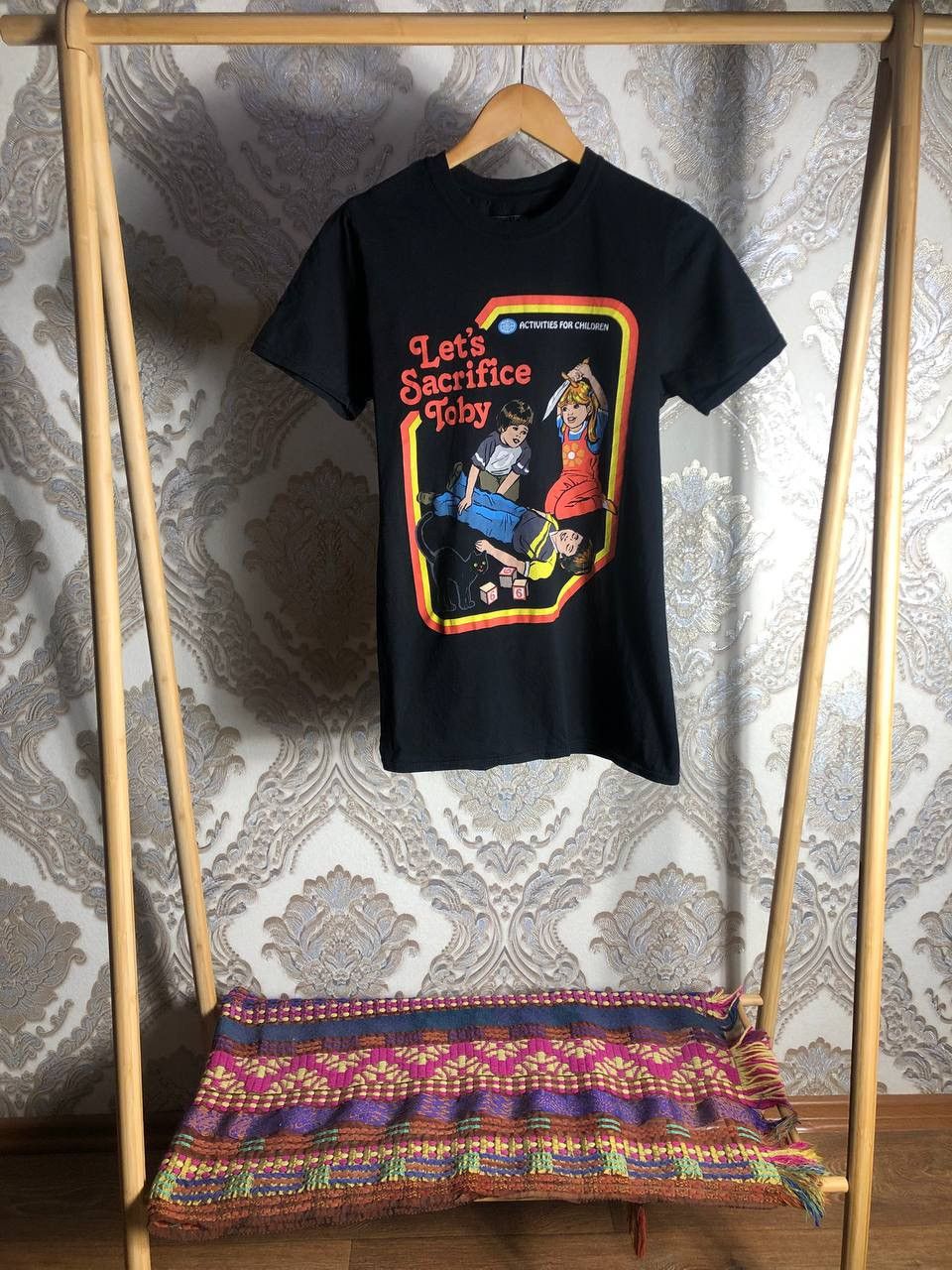 Vintage VERY RARE HUMOR T-SHIRT LET’S SACRIFICE TODY JAPAN STYLE Y2K Size US S / EU 44-46 / 1 - 1 Thumbnail