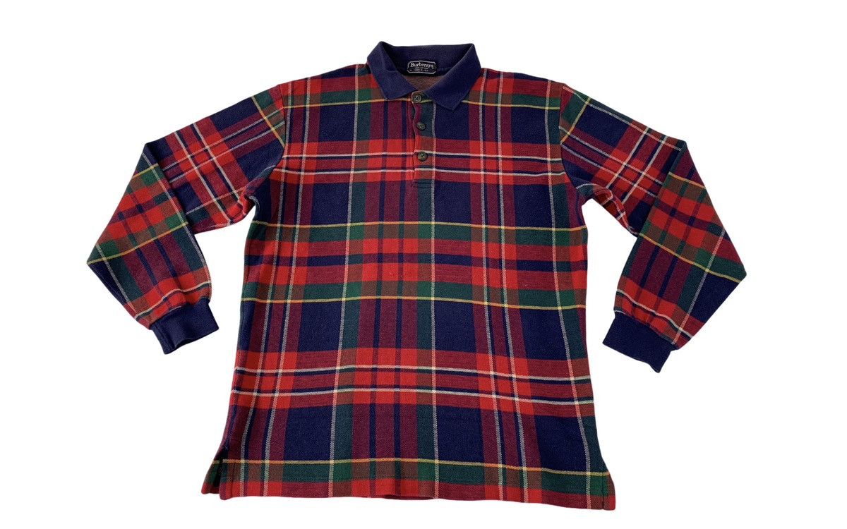 Burberry Vintage Burberrys Of London Made in USA Checked Striped Size US M / EU 48-50 / 2 - 1 Thumbnail