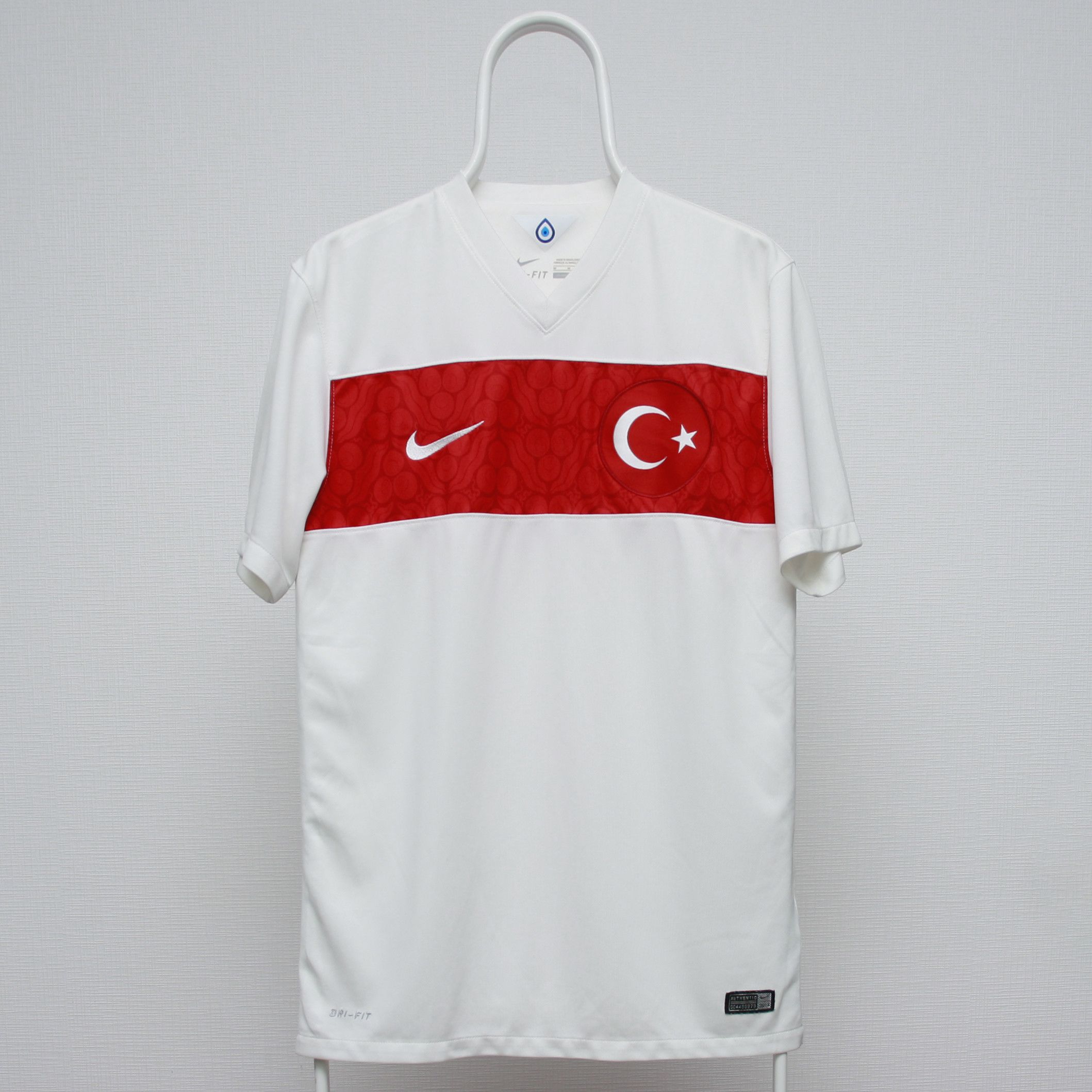 Nike Football Shirt Soccer FC Turkey Away Nike Jersey White UEFA Size US M / EU 48-50 / 2 - 1 Thumbnail