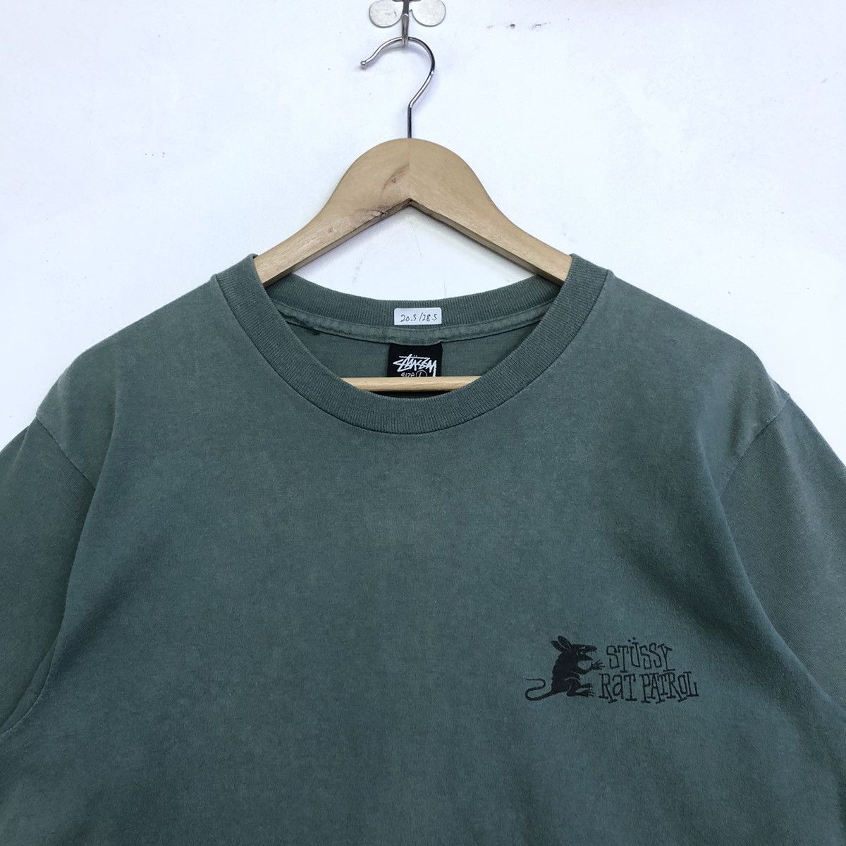 Stussy × Vintage Vintage 80 Stussy Rat Patrol Backhitt Tshirt Size US L / EU 52-54 / 3 - 5 Thumbnail