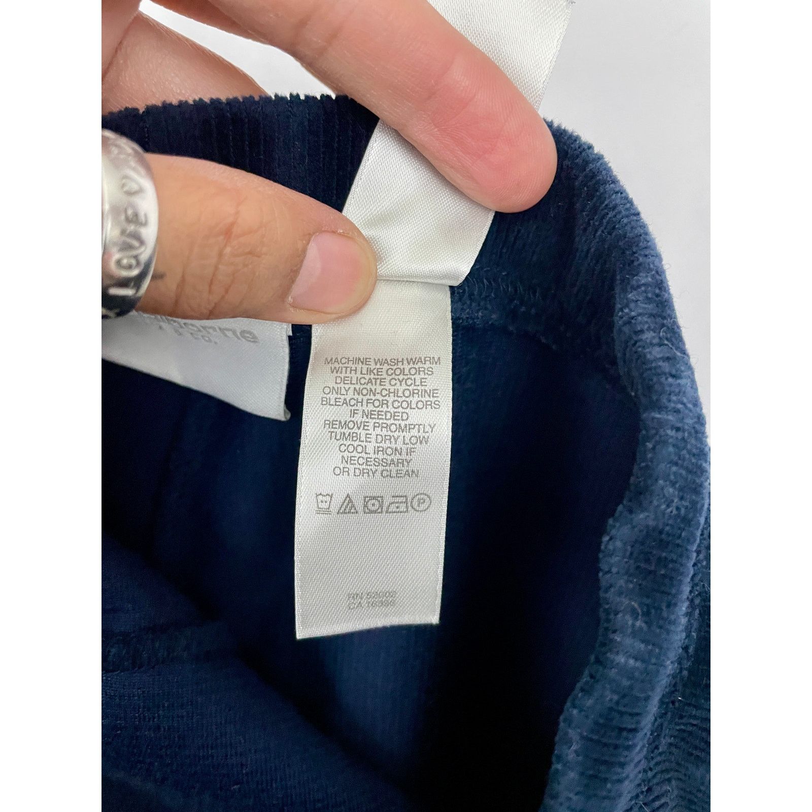 Liz Claiborne Liz Claiborne Navy Blue Tracksuit Corduroy Velour LARGE Size L / US 10 / IT 46 - 15 Thumbnail
