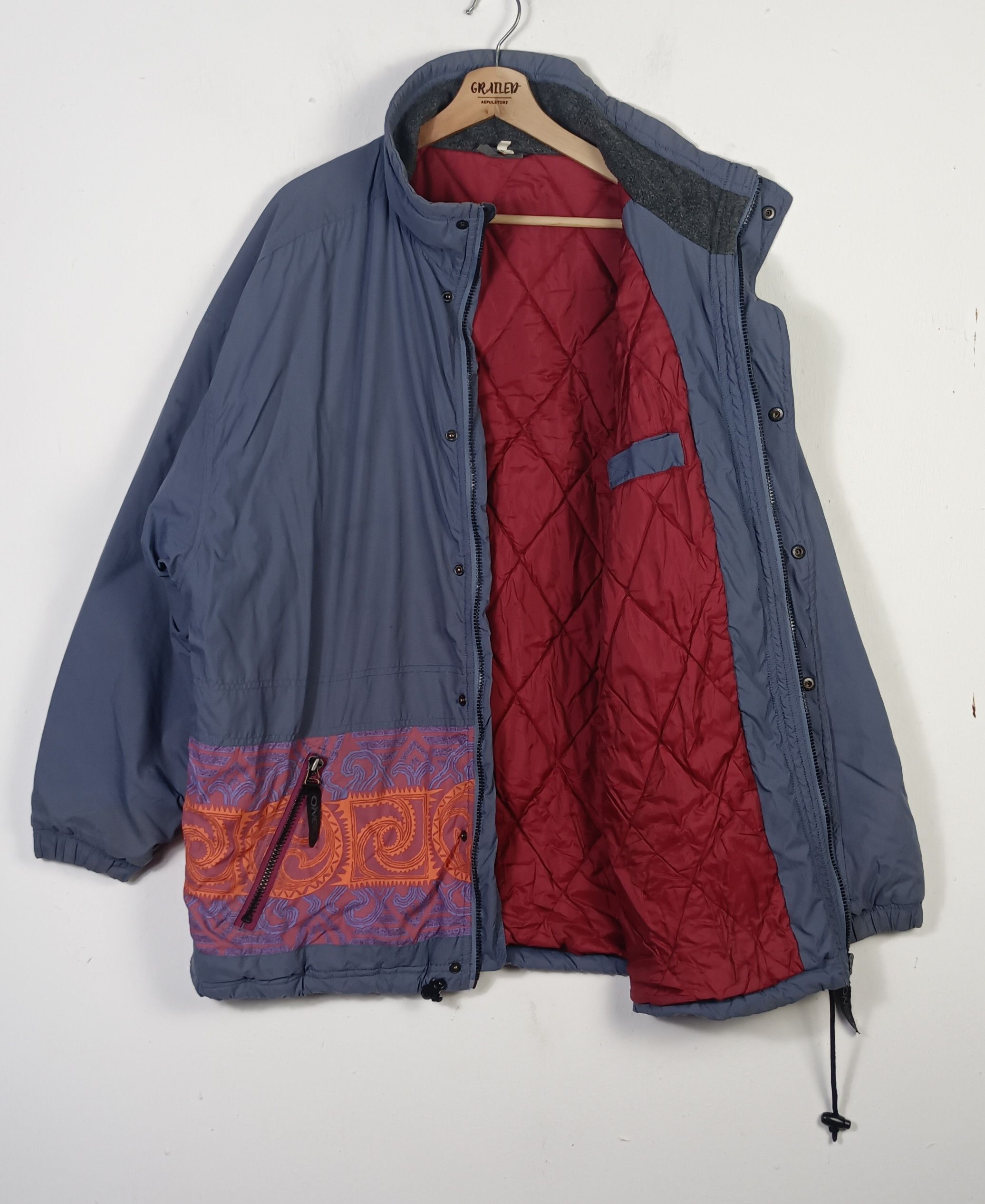 O'Neill × Vintage 90s🔥 Vintage Oneill Art PullOver Jacket Size US XL / EU 56 / 4 - 2 Thumbnail