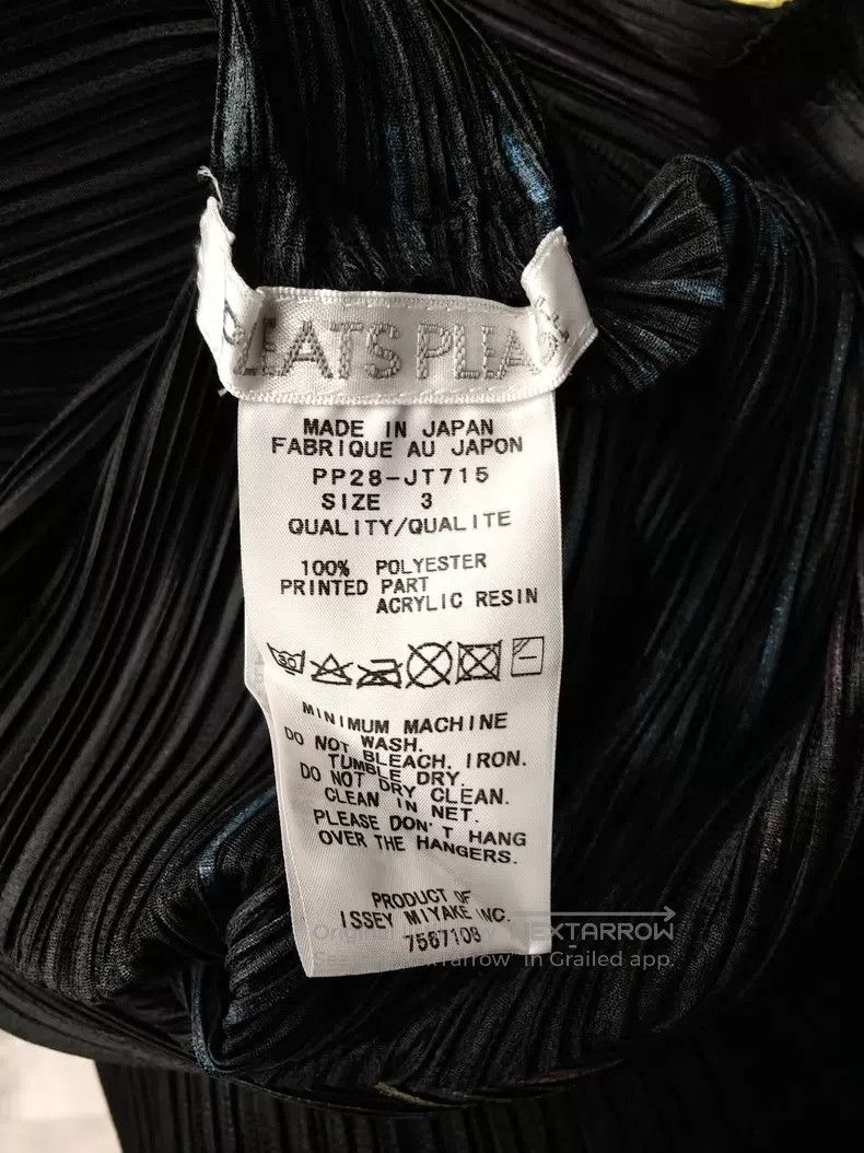 Issey Miyake Issey Miyake Black Short Sleeve Size L / US 10 / IT 46 - 4 Thumbnail