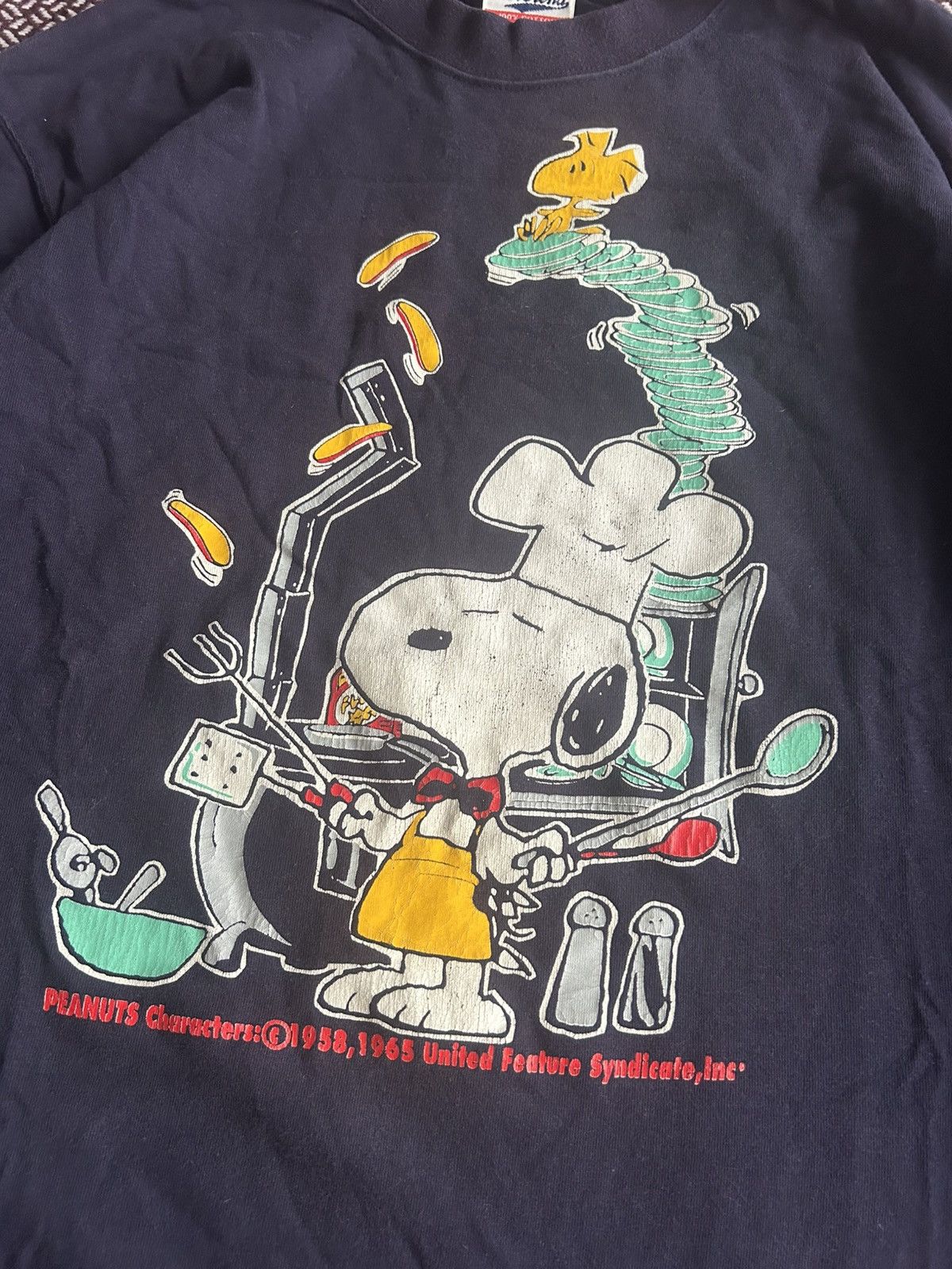 Vintage Vintage 80s Peanuts Graphic Print Y2K Sweatshirt Copyright Size US M / EU 48-50 / 2 - 5 Thumbnail