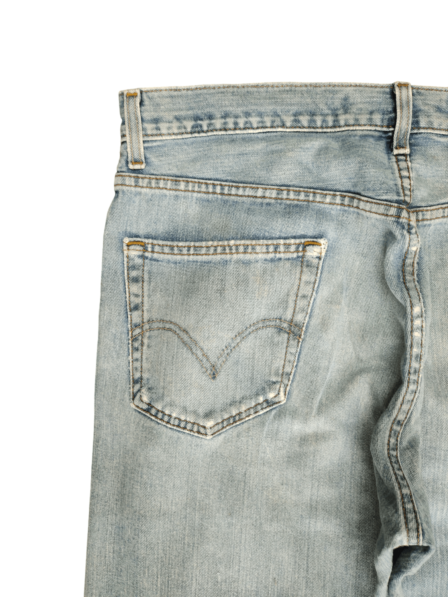 Levi's Size 36x33 Vtg Levis 505 Regular Fit Jean Distressed Painted Size US 36 / EU 52 - 15 Thumbnail