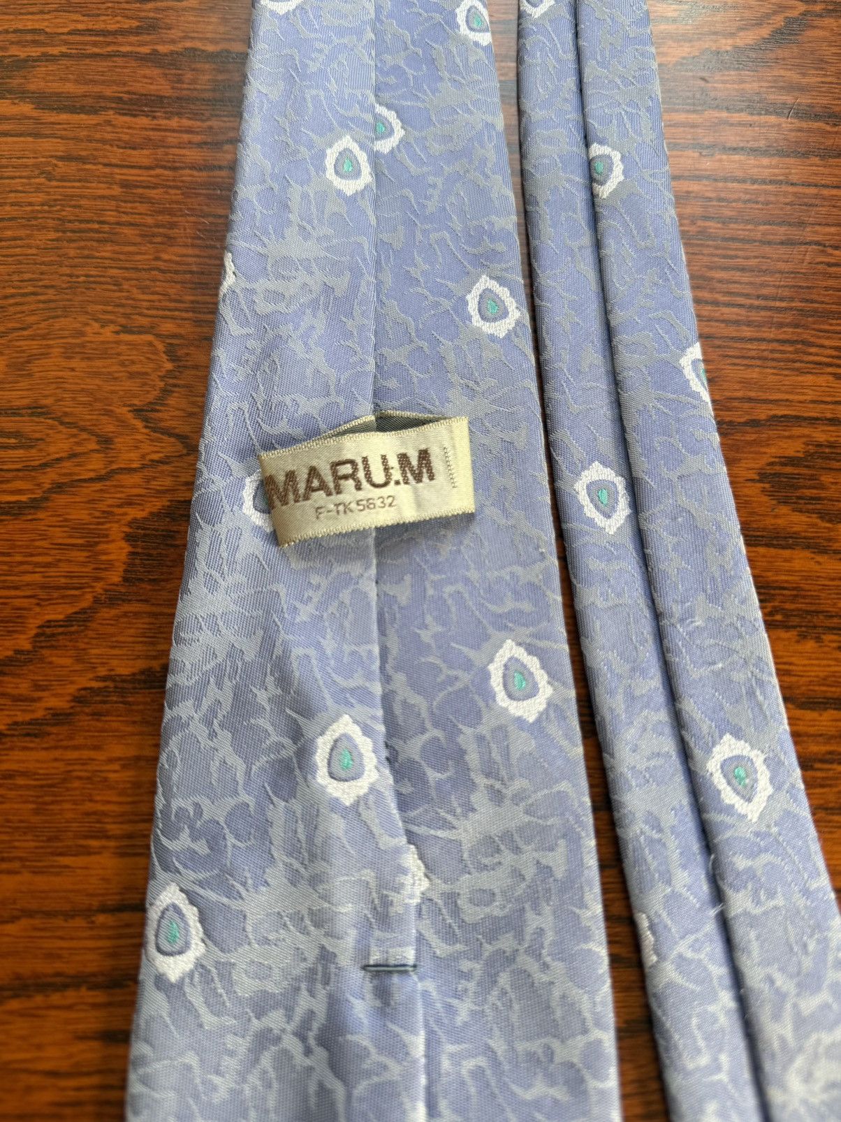 Other MARUMI Light purple Abstract Pattern Silk Tie Japan Size ONE SIZE - 5 Thumbnail
